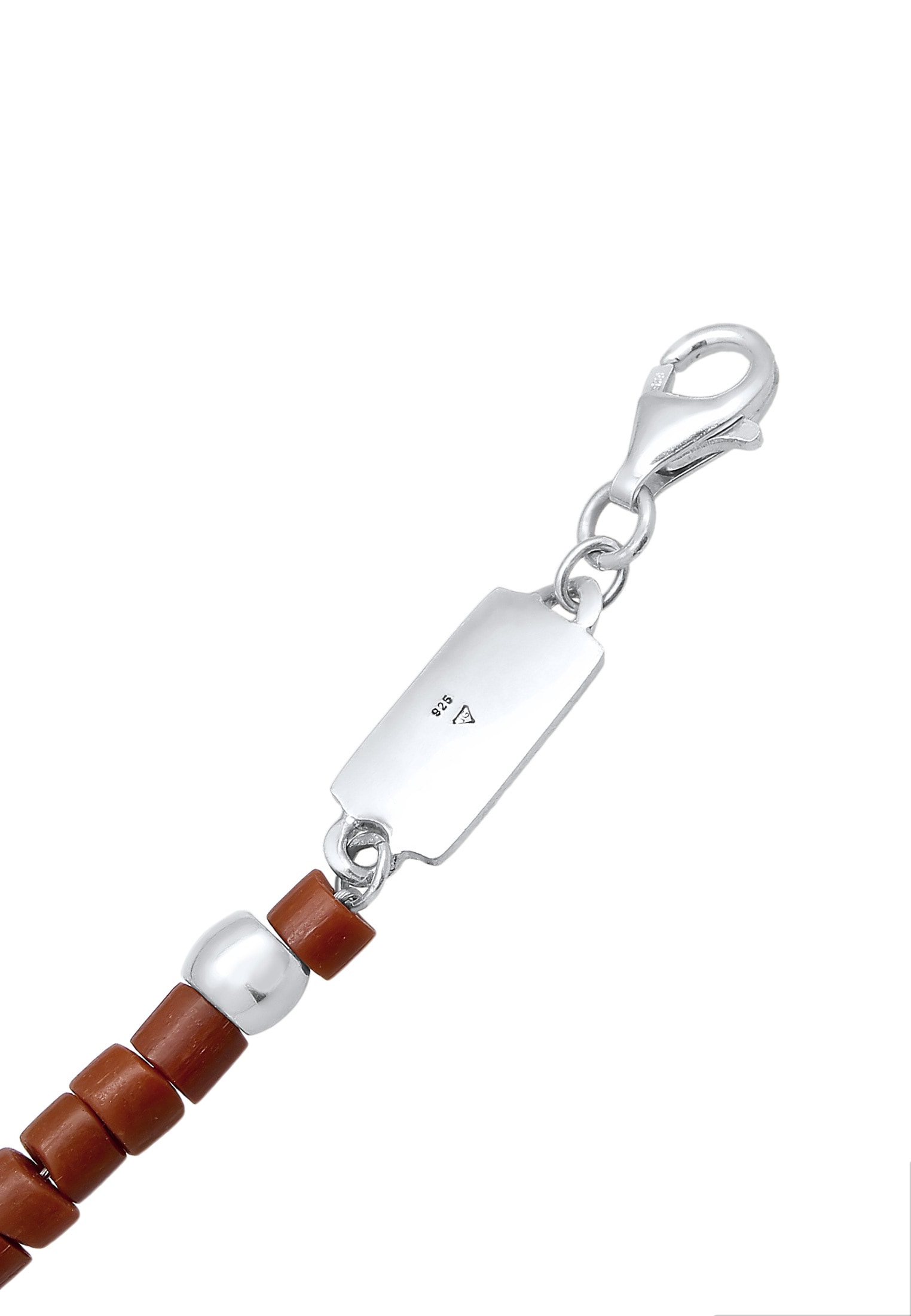 Kuzzoi Silberkette »Halskette Glas Beads Urban Style 925 Silber«