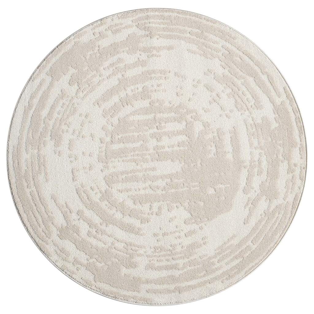 Carpet City Teppich »FLAIR171«, rund, 11 mm Höhe, Kurzflor-Teppich, Skandi-Stil, Wohnzimmer