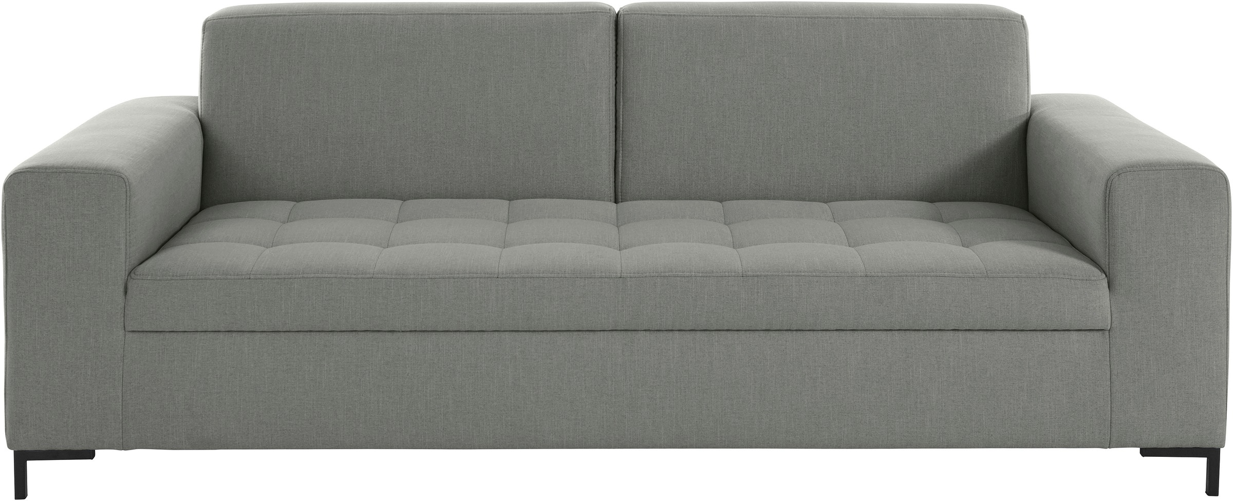 OTTO products 3-Sitzer »Grazzo, zeitlos und elegant, moderne Sitzheftung«, hochwertige Stoffe aus recyceltem Material, Steppung im Sitzbereich
