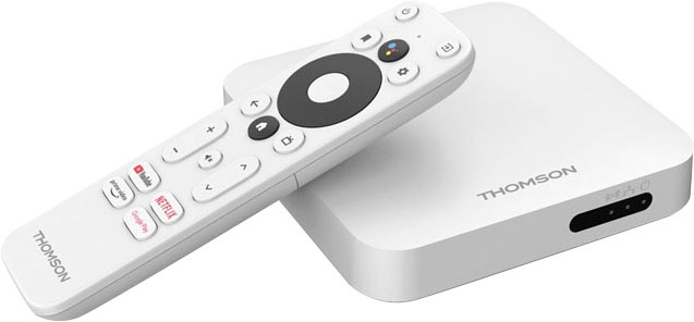 Thomson Streaming-Box »THA100+«, 4K Android TV Box, Netflix, Prime, Disney, Sky, Mit Zattoo Gutschein