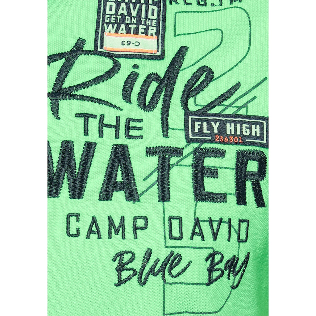 CAMP DAVID Poloshirt