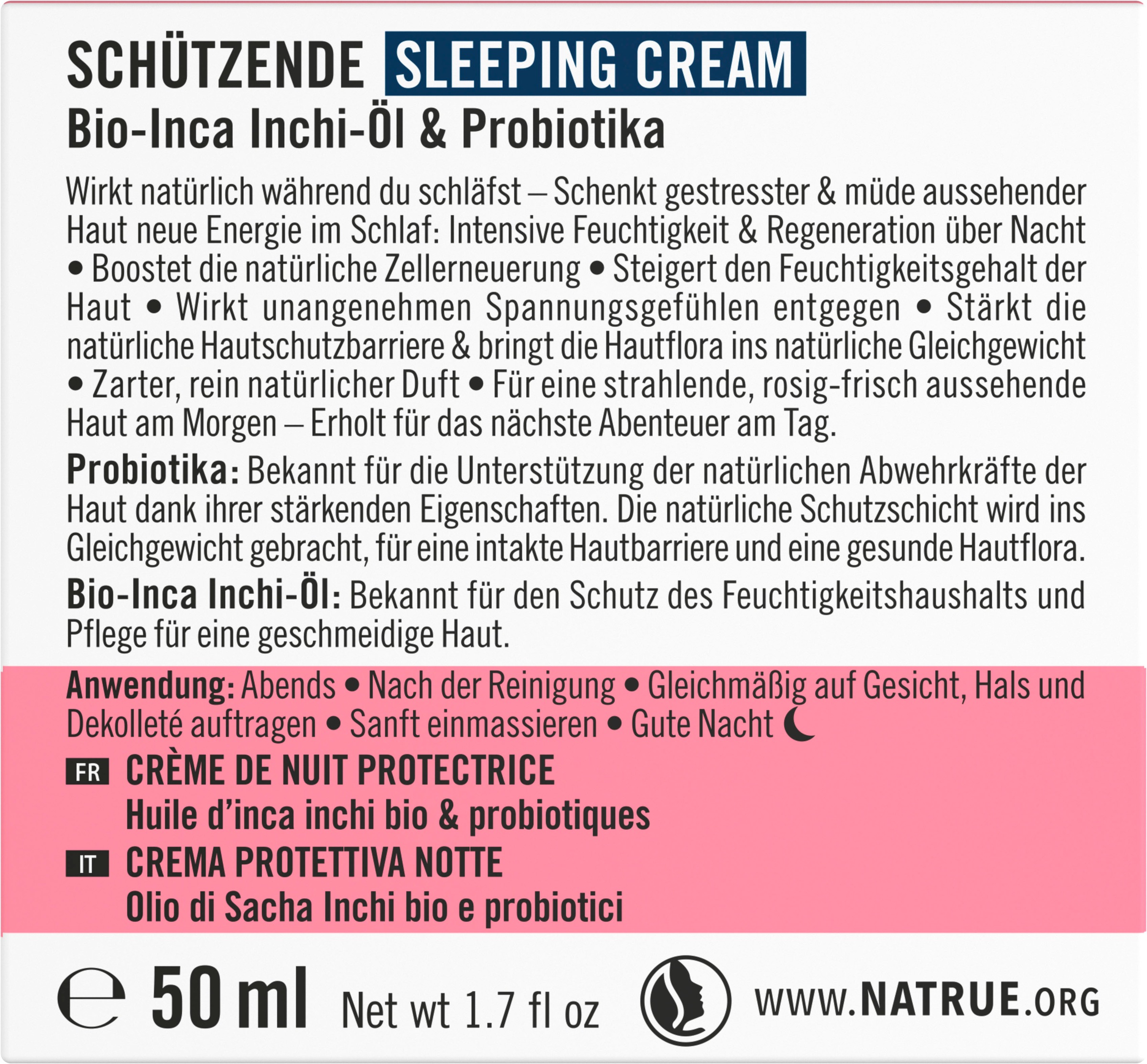 Sleeping Cream« UNIVERSAL Gesichtslotion bestellen | SANTE »Schützende