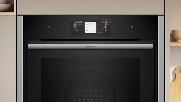 NEFF Einbaubackofen N 90 »B64FT33N0«, mit Teleskopauszug nachrüstbar, EasyClean®, voll versenkbare Ofentür dank Slide & Hide, AirFry-Funktion
