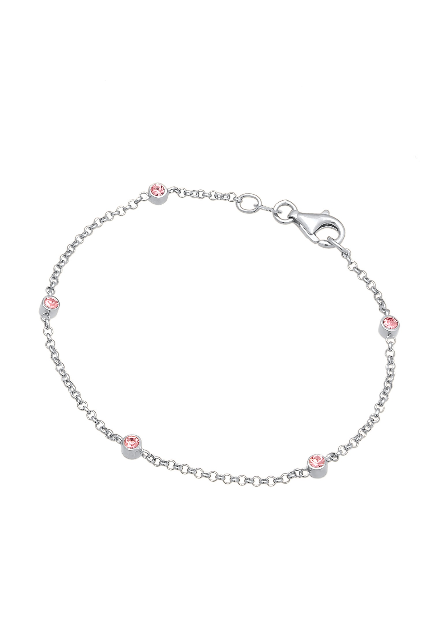 Elli Armkette »Armband Kristalle Eleganz Basic 925 Silber«