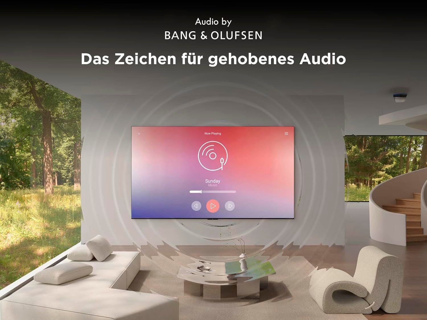 TCL QLED Mini LED-Fernseher »85Q7CX2«, Smart-TV-Google TV, Audio von Bang & Olufsen, Präzises Dimming, Smart TV, Apple TV, 4K HDR