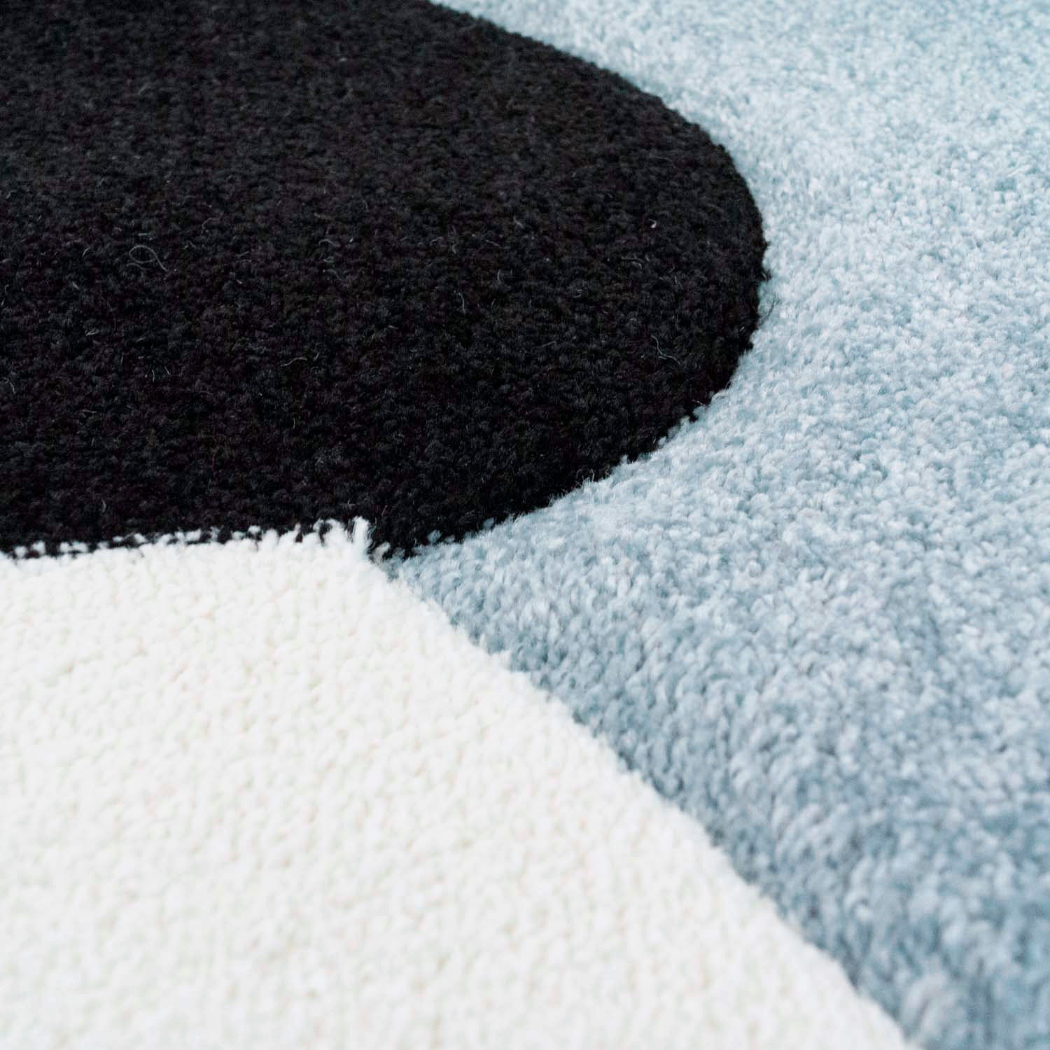 Carpet City Kinderteppich »Bueno Kids 1389«, rund, 13 mm Höhe, Spielteppich, Panda-Bär, 3D-Effekt, Weicher Flor, Pflegeleicht