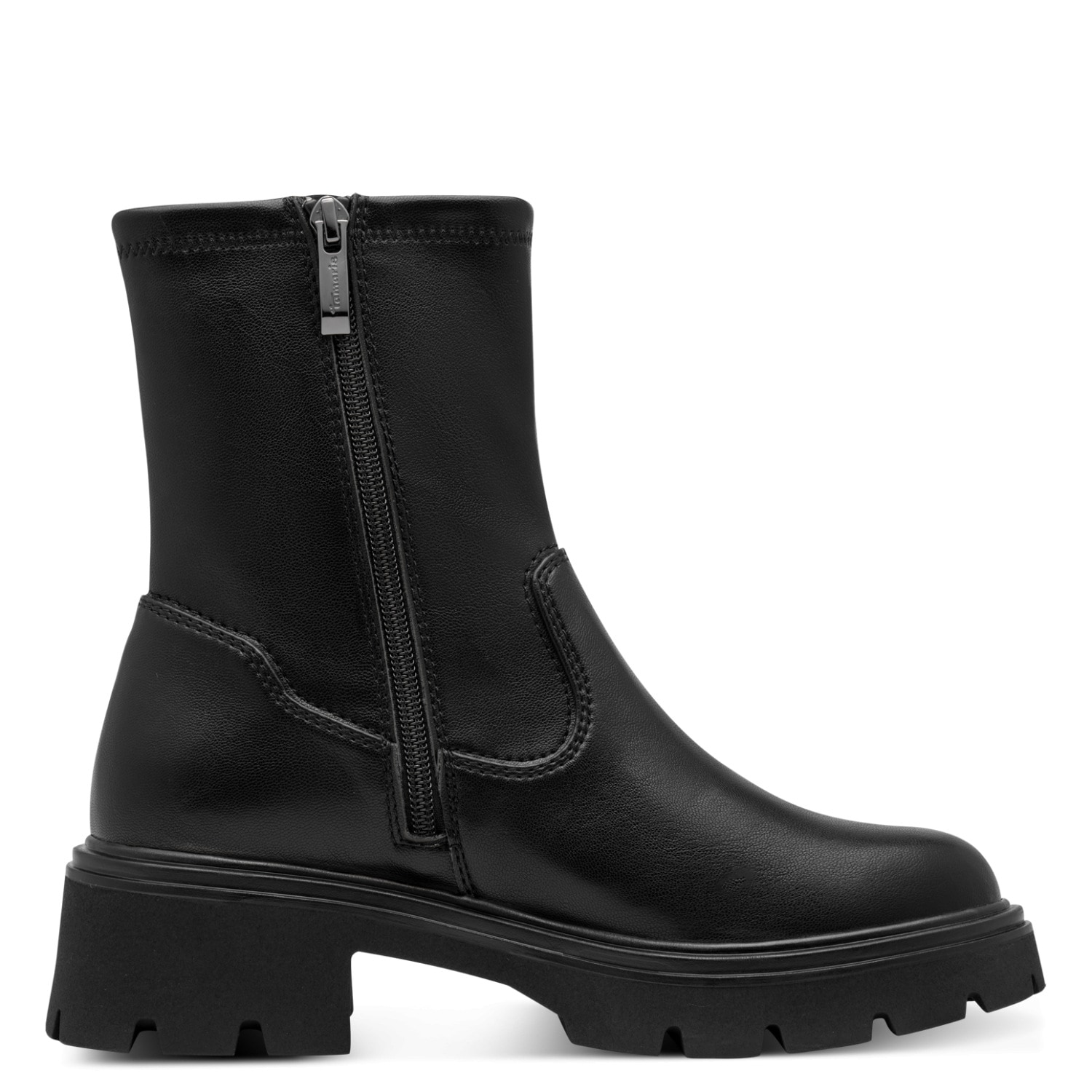 Tamaris Stiefelette  Blockabsatz, Boots mit dezenten Ziernähten