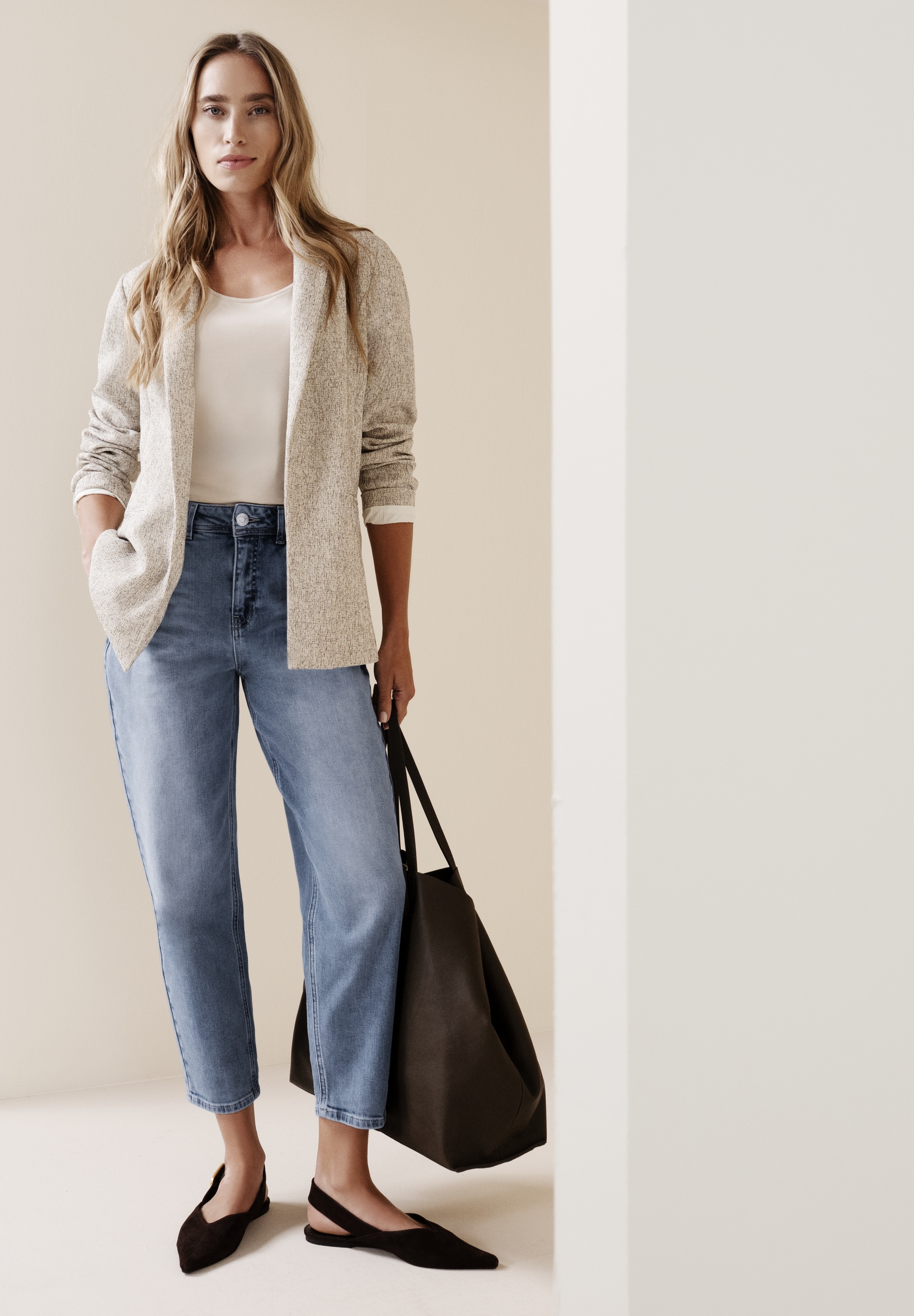 STREET ONE 5-Pocket-Jeans »Style Karlie Barrel« im 5-Pocket-Style und mit Stretch