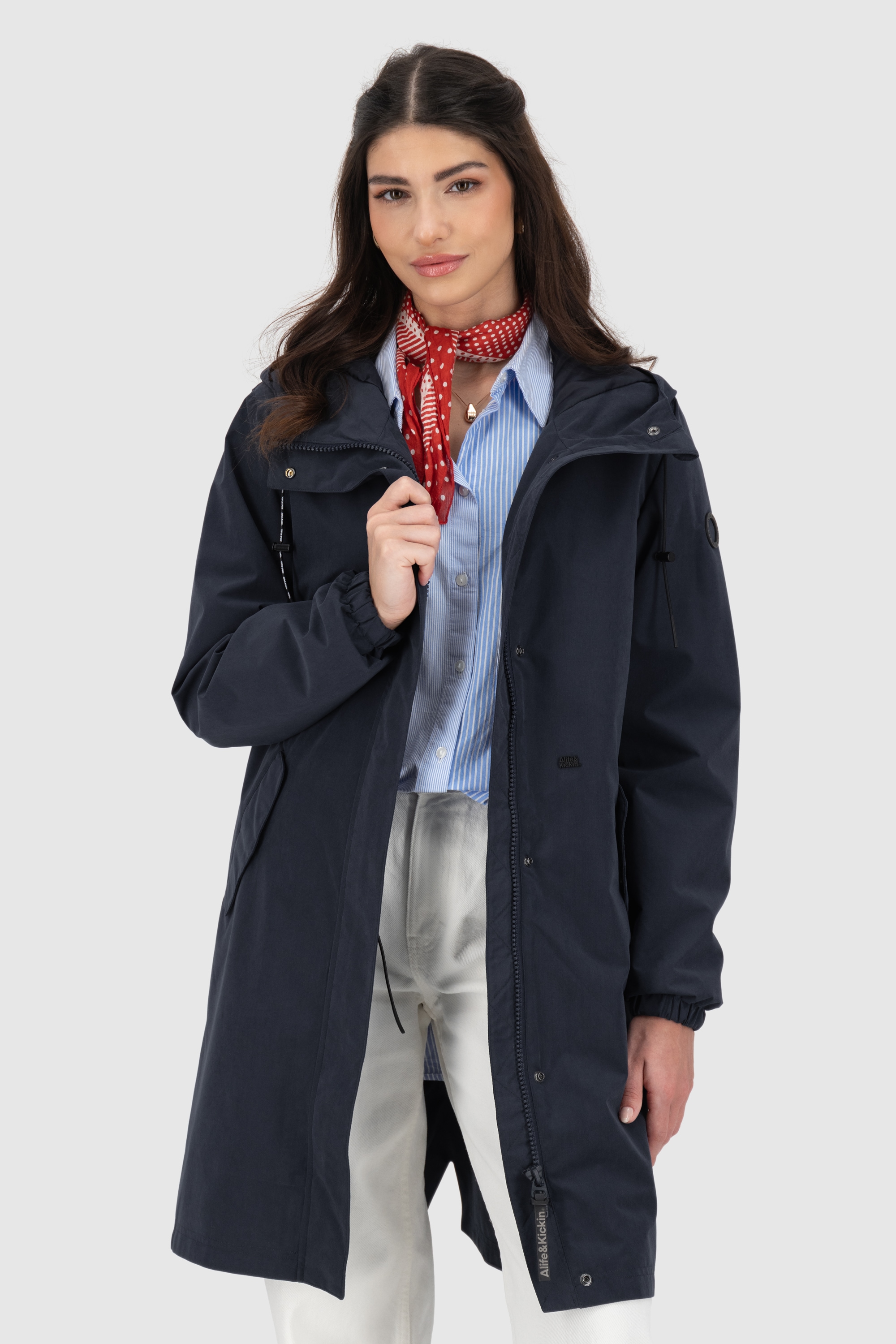 Alife & Kickin Parka »FrizziAKA« mit Kapuze mit Kapuze und Klappentaschen