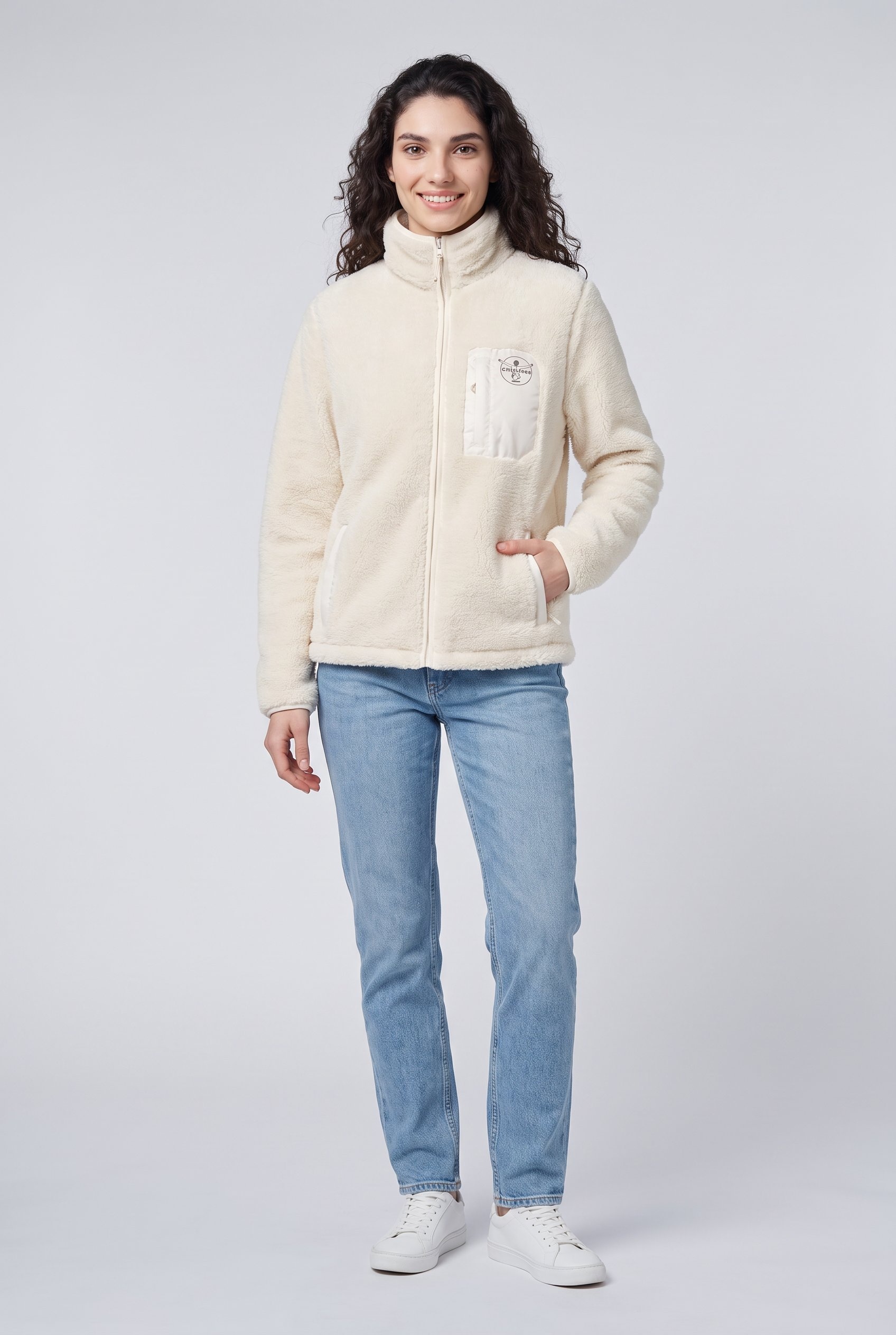 Chiemsee Fleecejacke »Jacket, Regular Fit« sportlicher Stil, aus Polyester, Regular Fit, auch in großen Größen