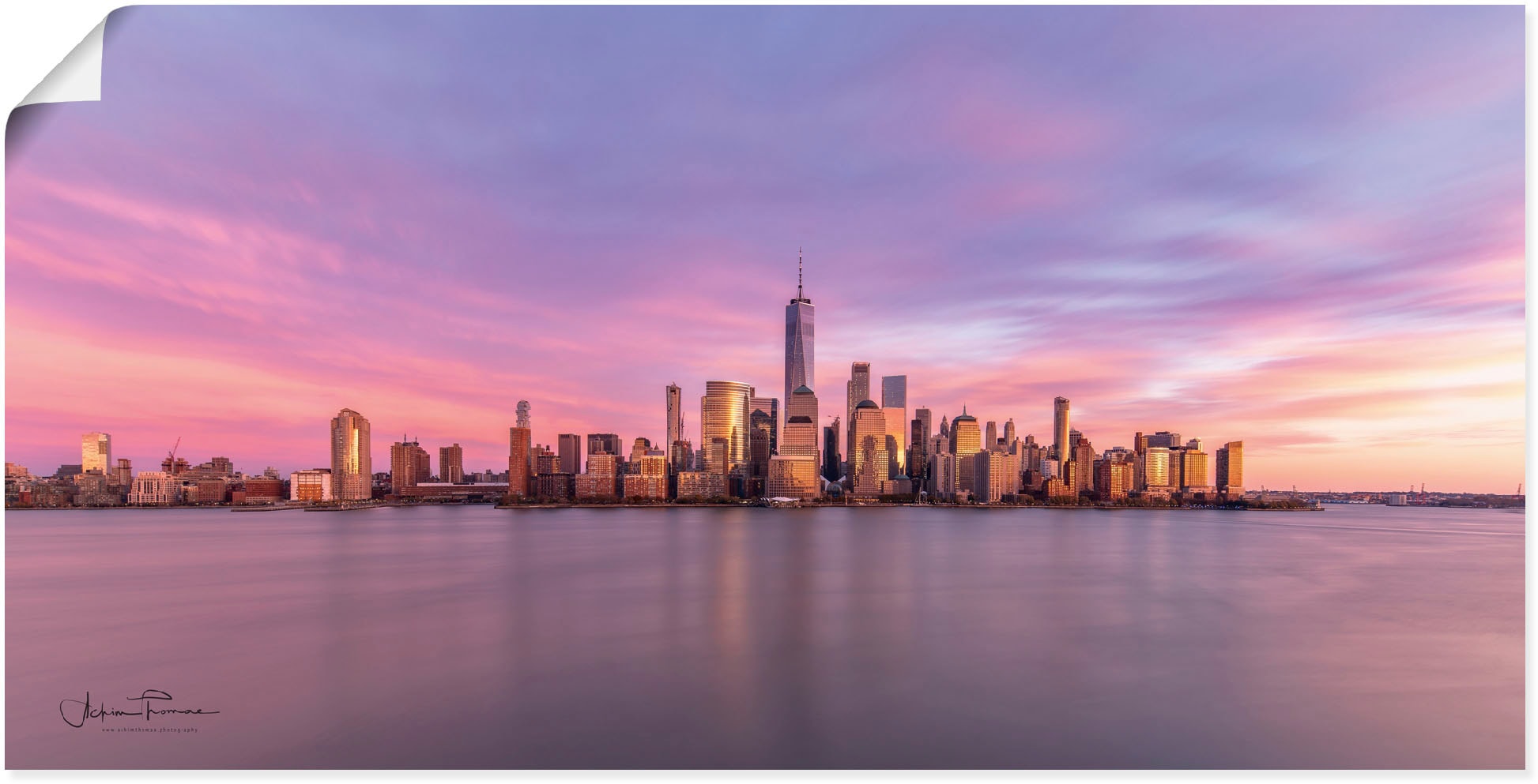 Artland Wandbild »Manhattan Skyline«, New York, (1 St.), als Alubild,  Leinwandbild, Wandaufkleber oder Poster in versch. Größen auf Rechnung  kaufen