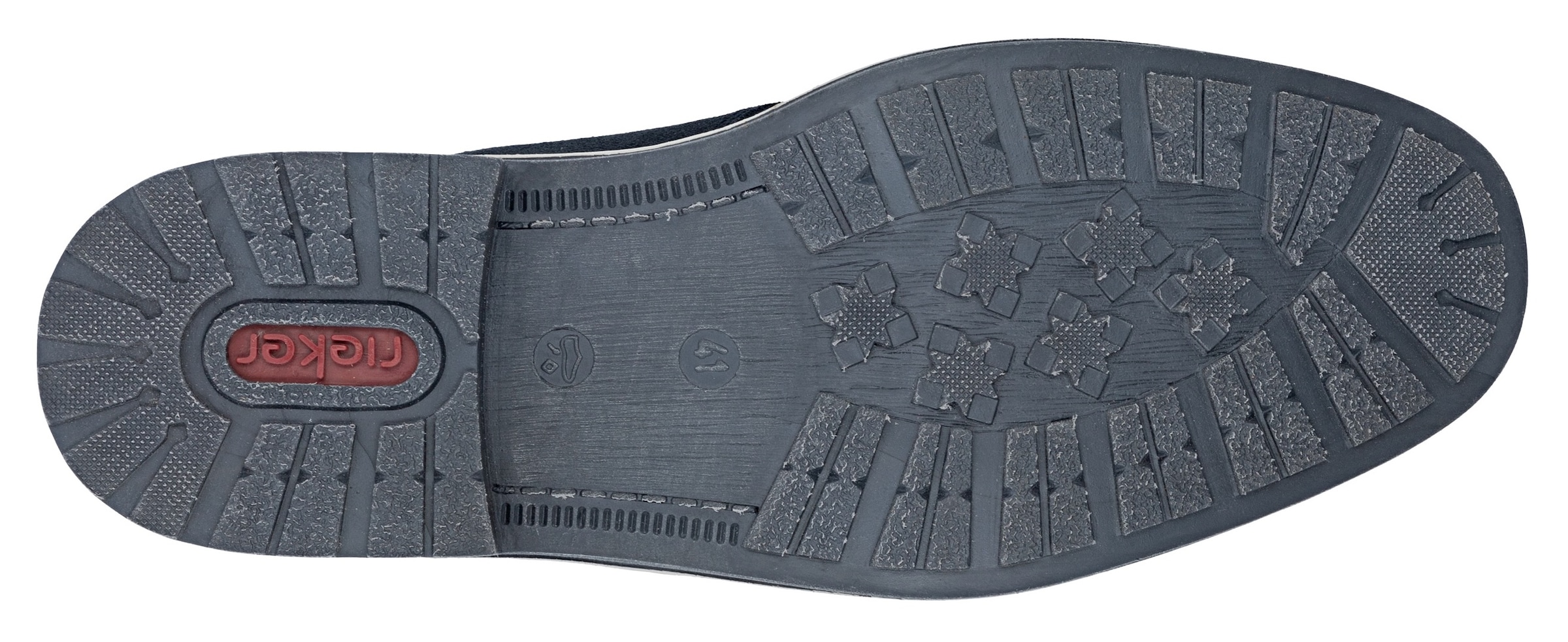 Rieker Schnürstiefelette  mit kariertem Innenfutter