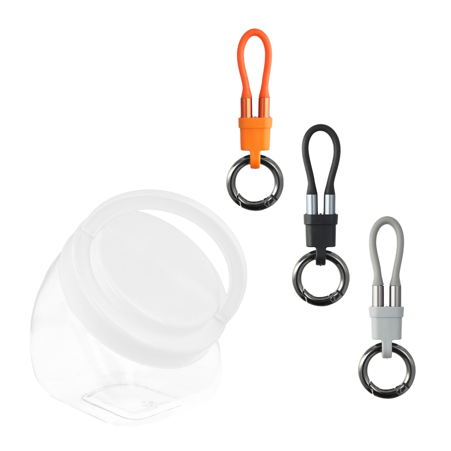 4smarts USB-Kabel »USB-C Keyring Kabelset 7,5cm mixed 30er Set«, USB-C, 7,50 cm