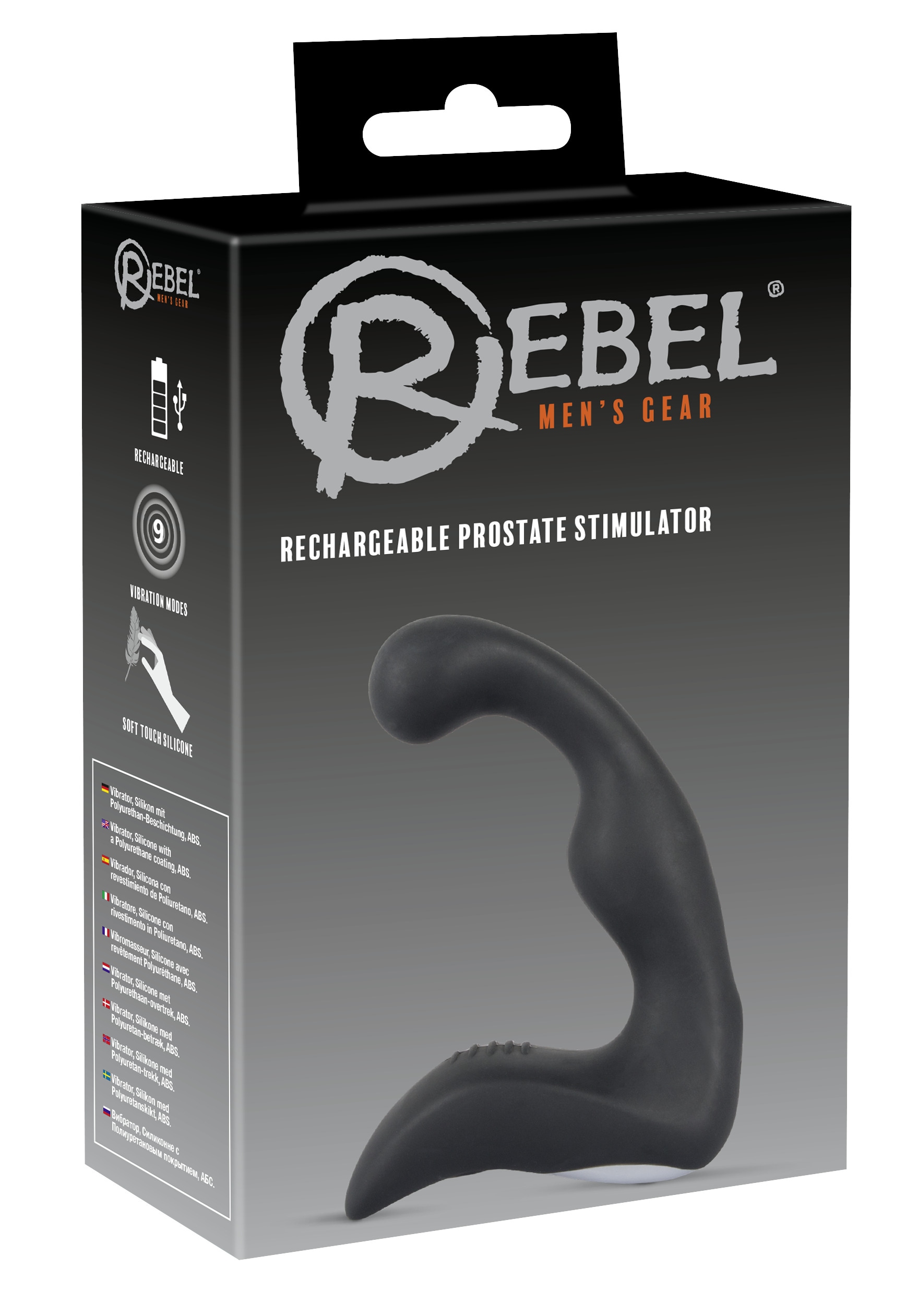 REBEL Anal-Stimulator »P-Punkt Vibrator Prostatavibrator« ()