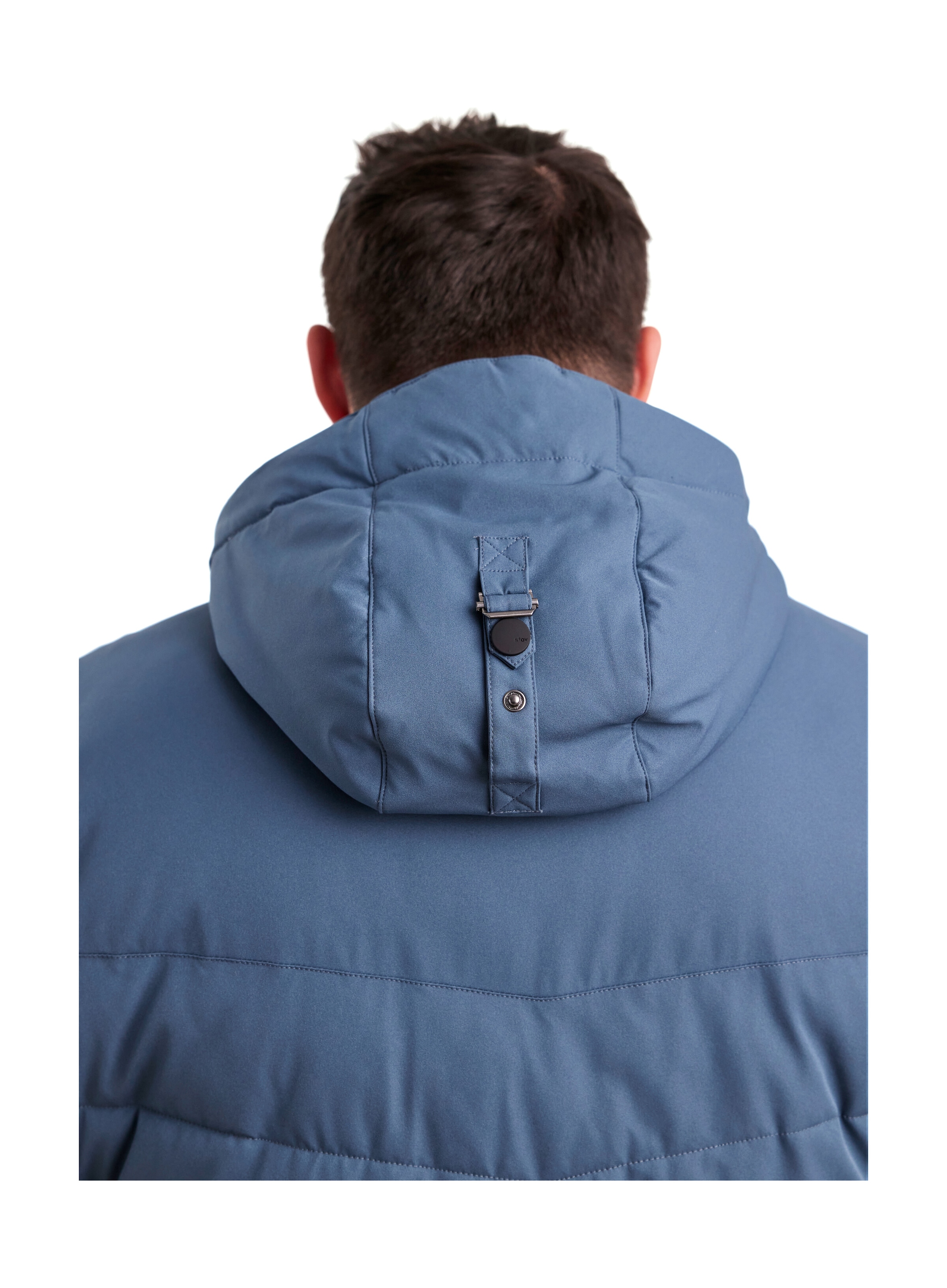 STOY Steppjacke »STW 6 MN QLTD JCKT« Atmungsaktive, wasserabweisende Steppjacke mit abnehmbarer Kapuze