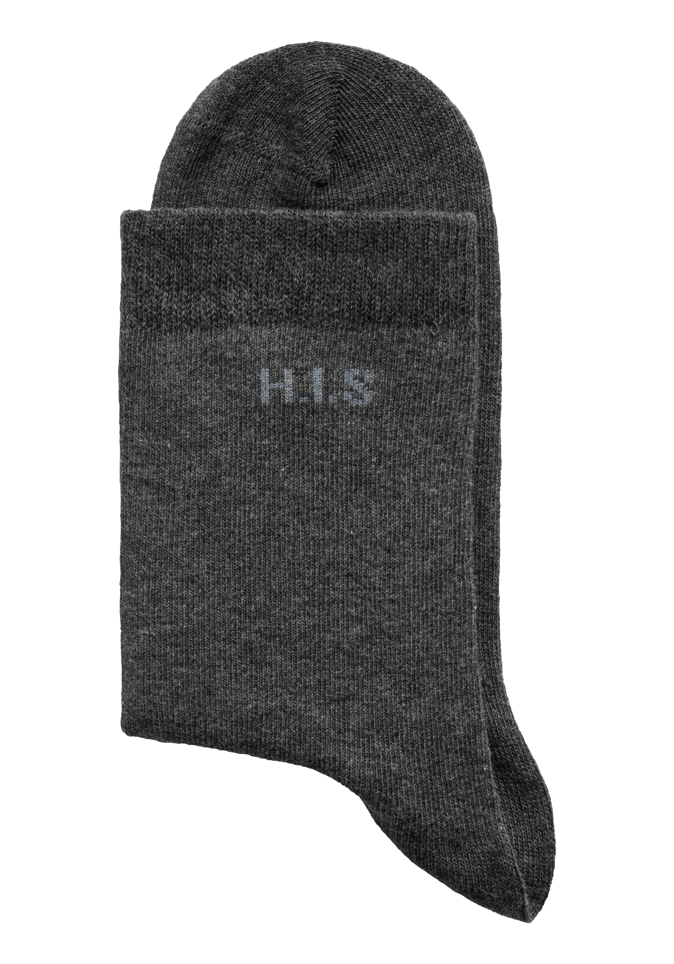H.I.S Socken, (Packung, 16 Paar), mit eingestricktem Markenlogo