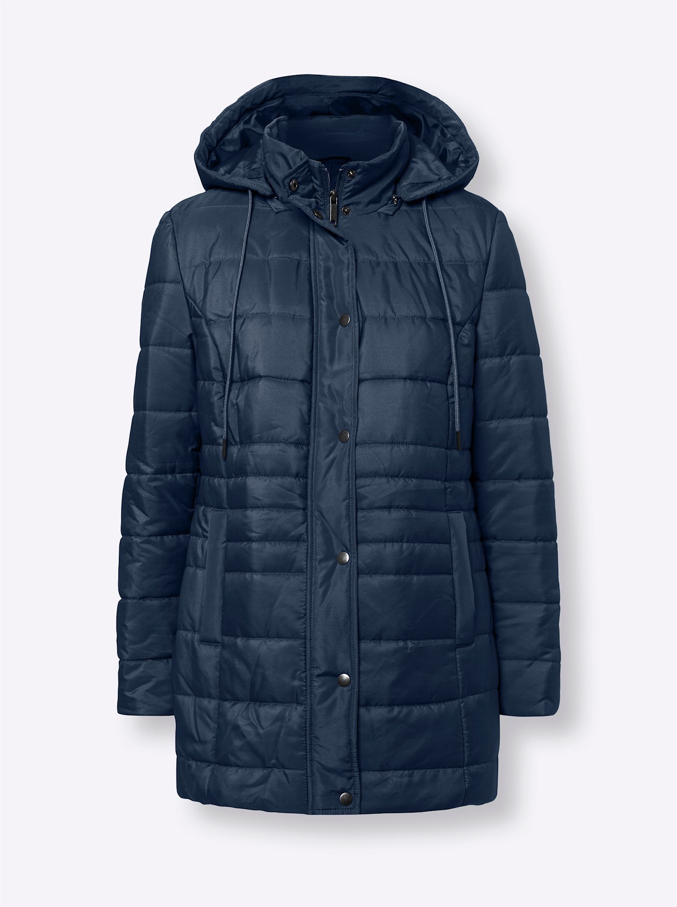 Classic Basics Steppjacke, mit Kapuze