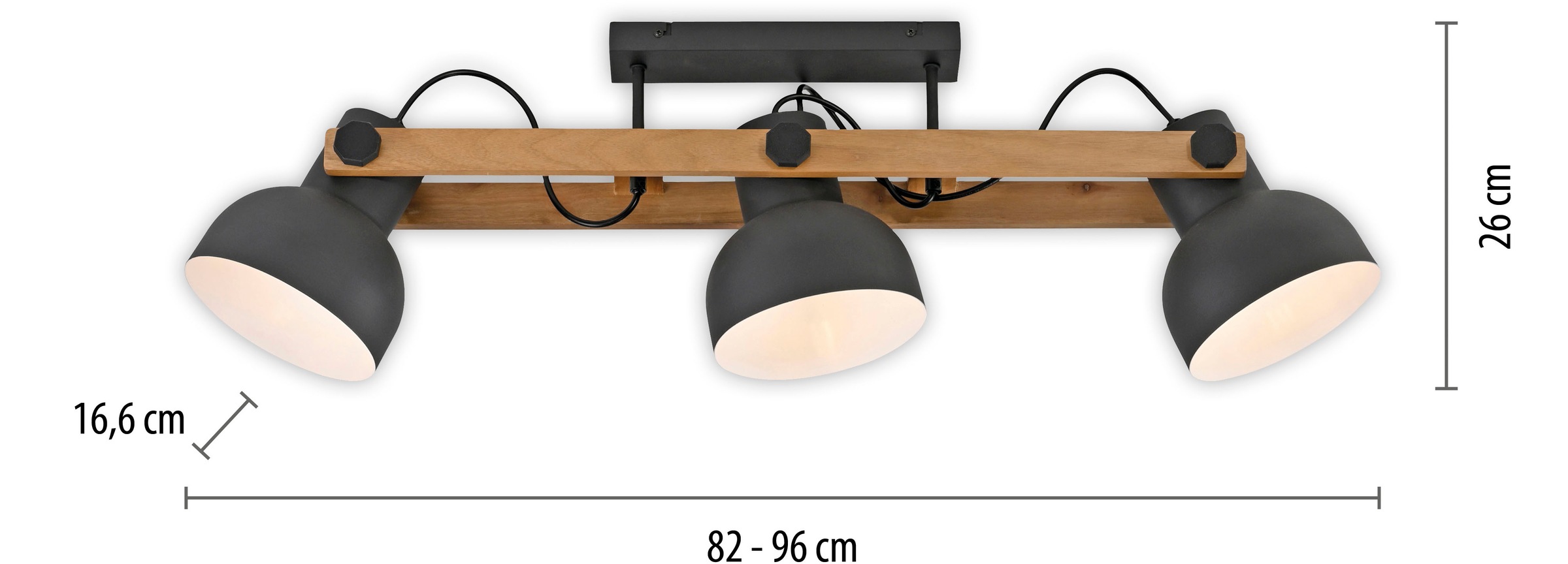 JUST LIGHT Deckenleuchte »CUP 2.0« E27 1 Stk. Warmweiß ExklusiveE27