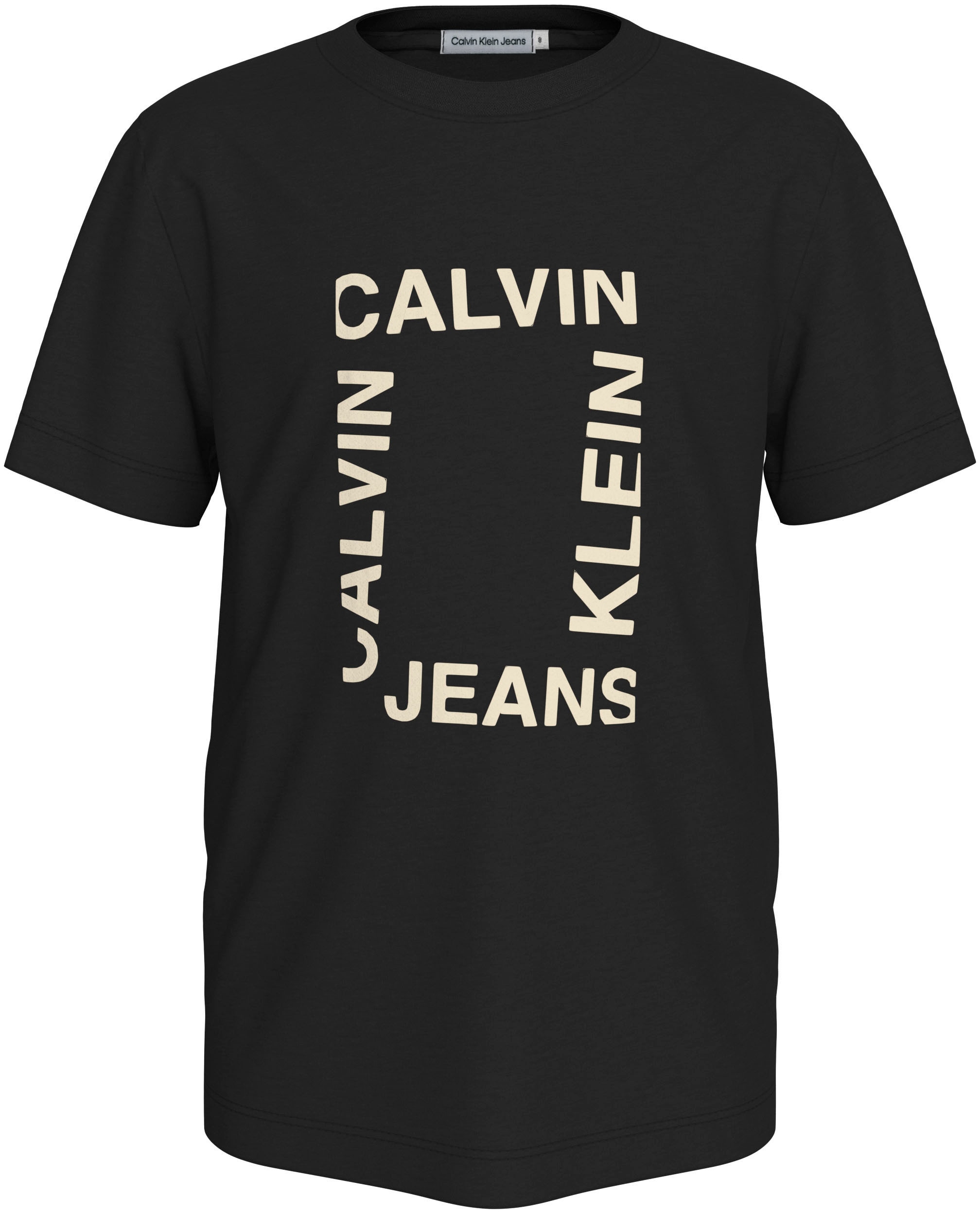 Calvin Klein Jeans T-Shirt »MAXI HERO FLOCK LOGO T-SHIRT«, für Kinder bis 16 Jahre