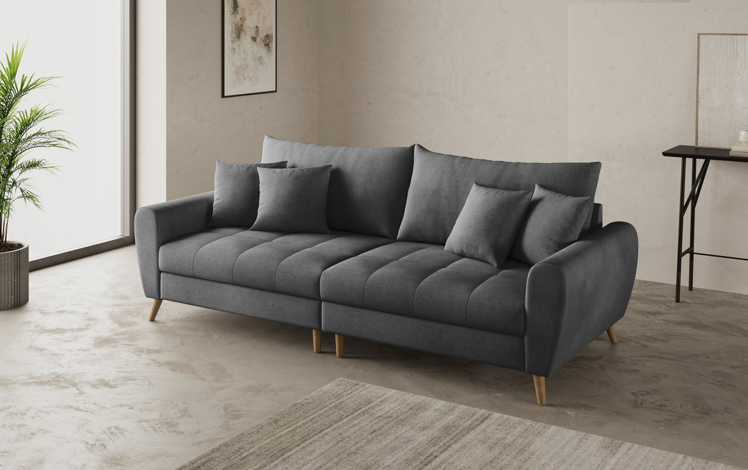 Mr. Couch Big-Sofa »Blackburn II«, Mit Kaltschaumpolsterung bis 140 kg belastbar