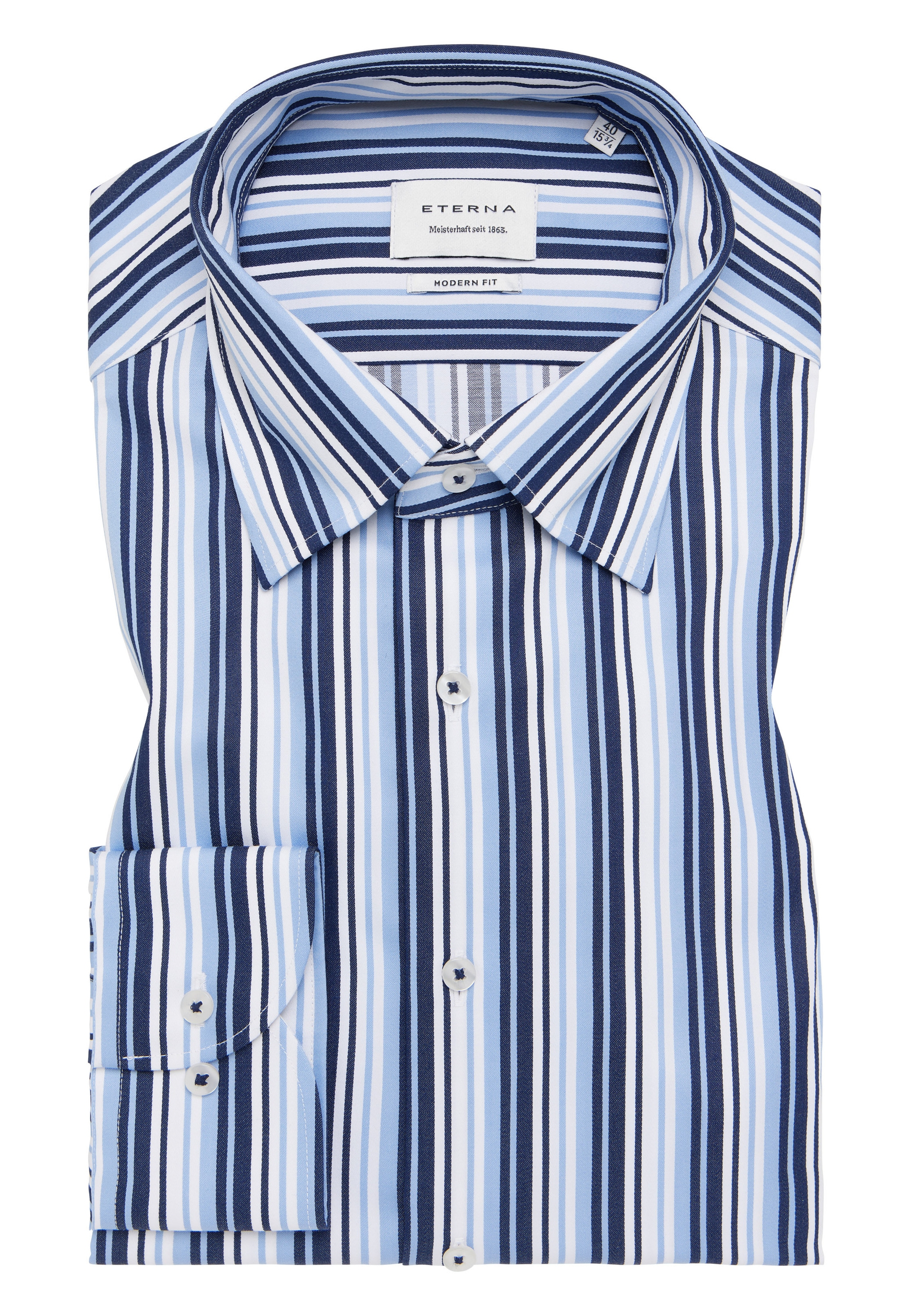 Eterna Langarmhemd »MODERN FIT« NON IRON (bügelfrei)