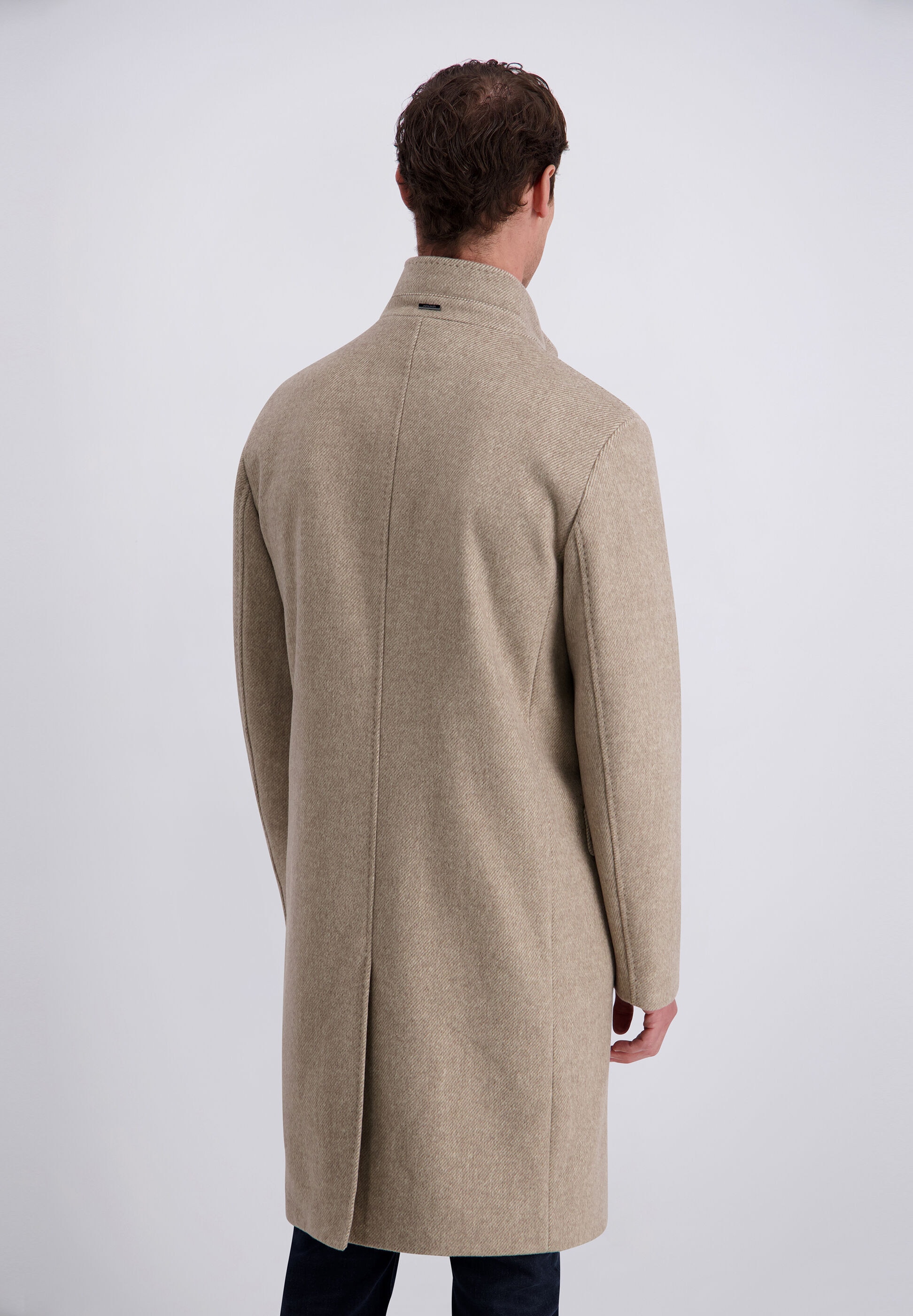 Pierre Cardin Wintermantel »Pierre Cardin Mantel« mit Westen-Einsatz mit Frontreißverschluss