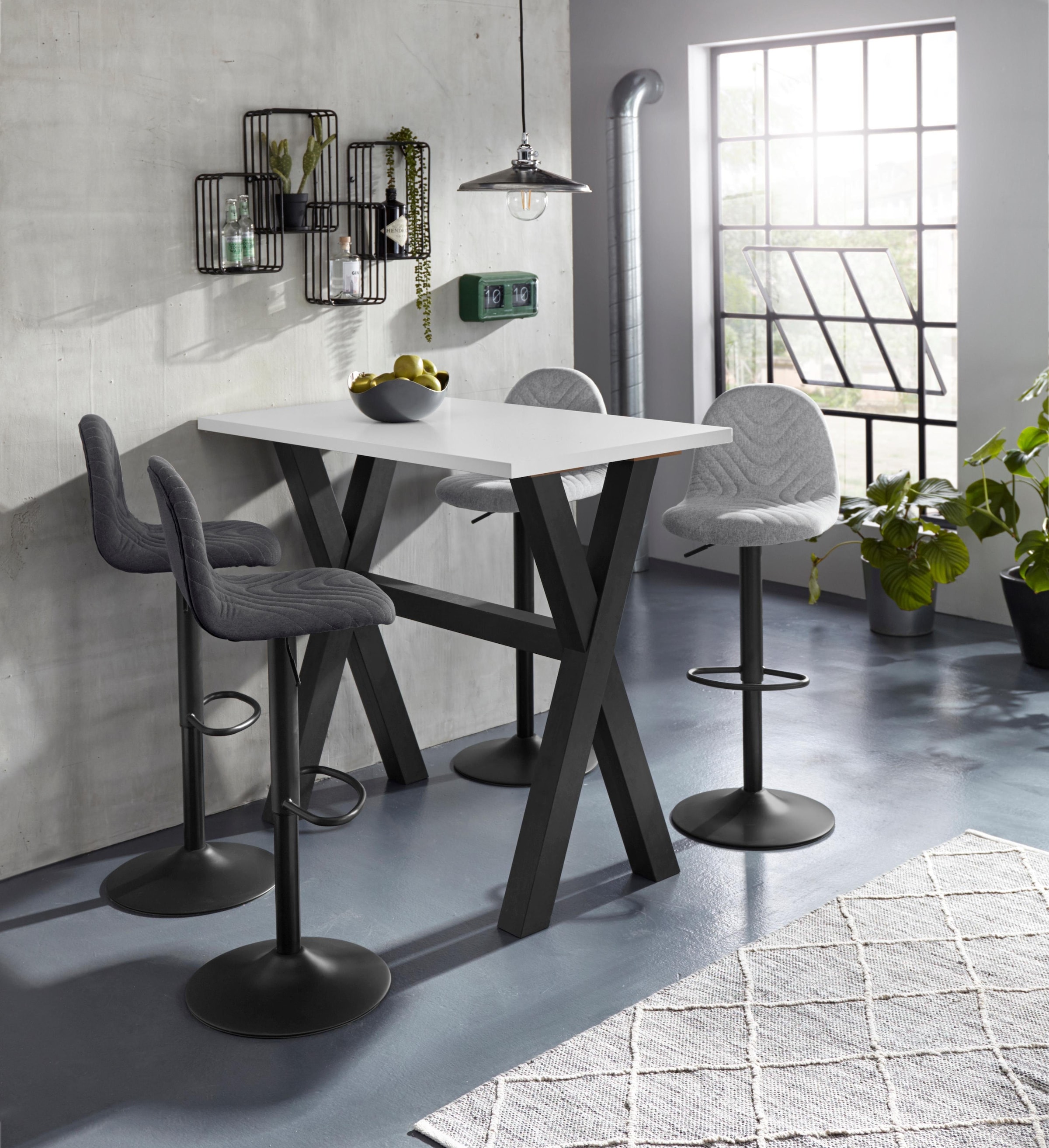 Homexperts Barhocker »Circus 2«, 2er-Set, drehbar mit Höhenverstellung