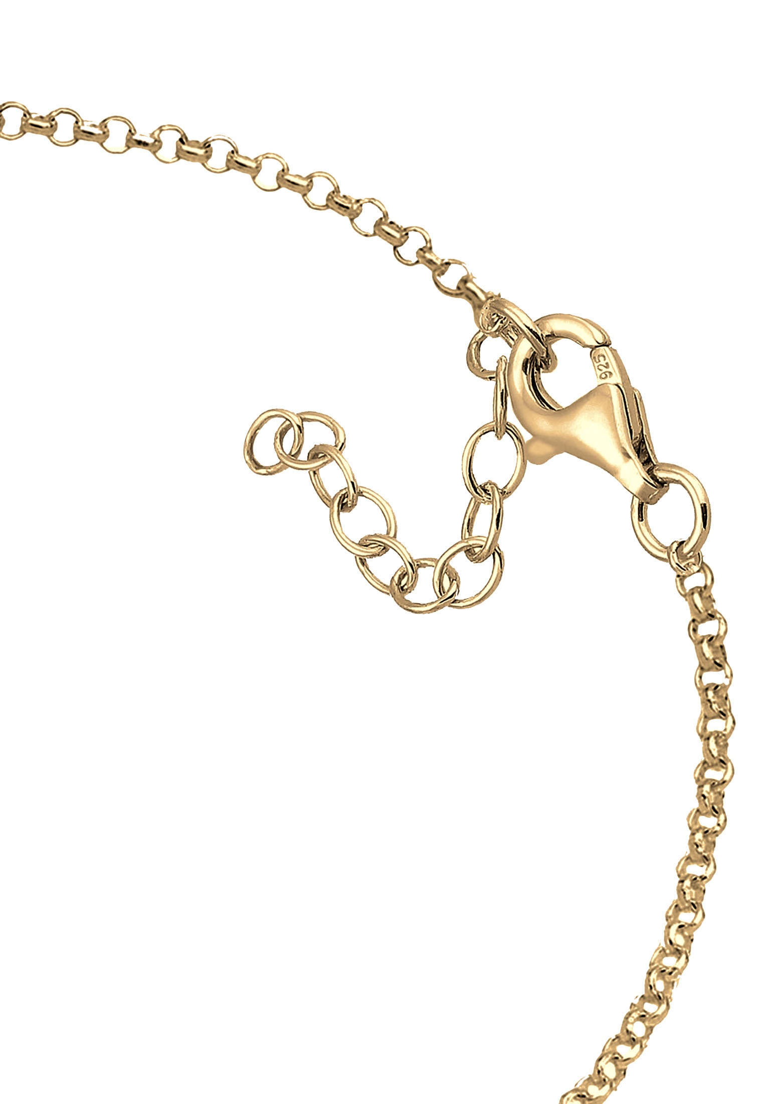 Elli Armkette »Armband Armkette Herz Love Basic 925 Silber«