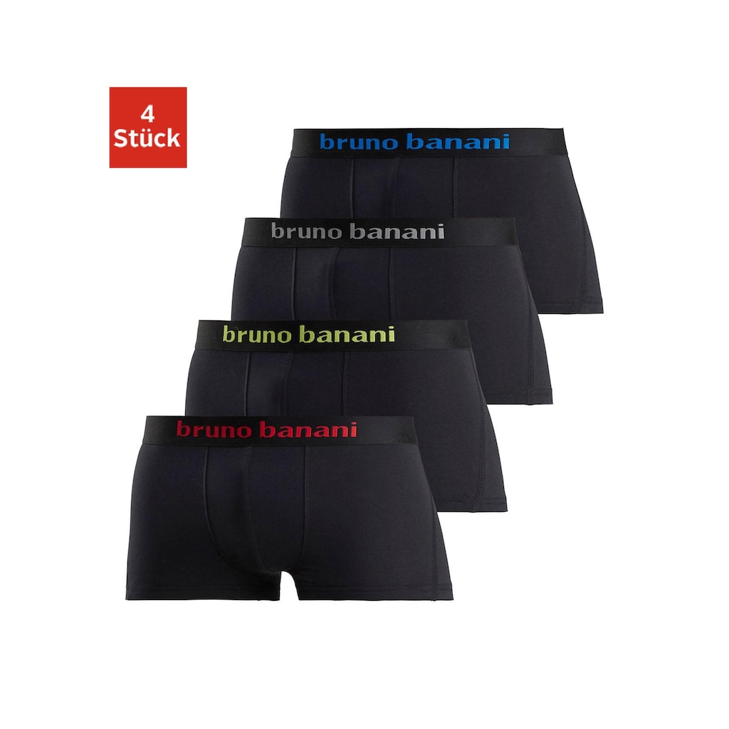 Bruno Banani Boxershorts, (Packung, 4 St.)