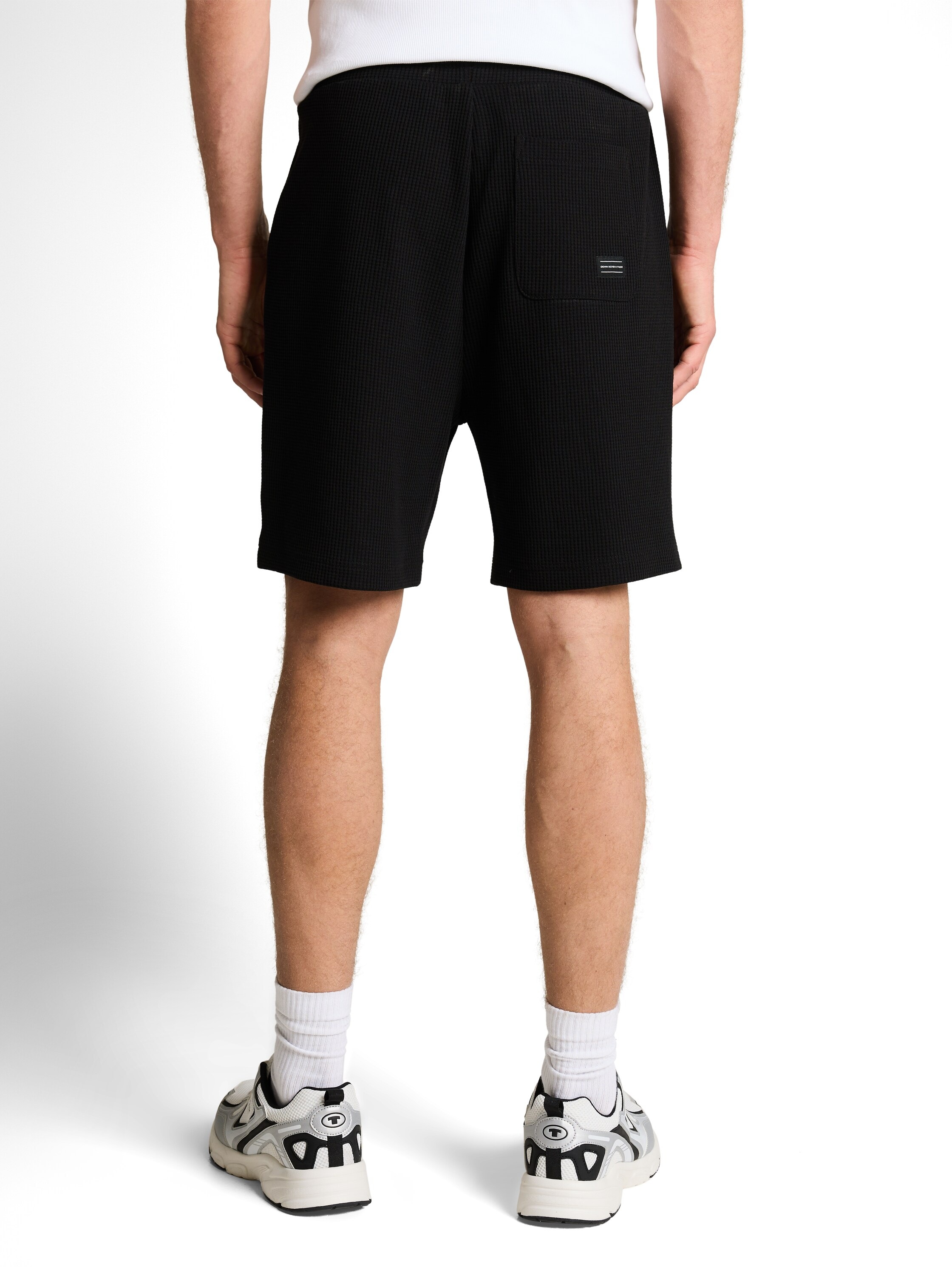 TOM TAILOR Denim Relaxshorts  in Struktur-Optik