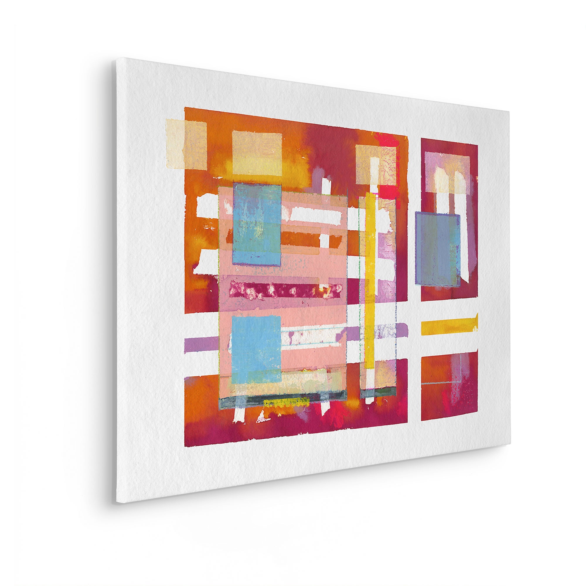 Komar Leinwandbild »Geometric Style - Größe 60 x 90 cm«, Natur, (1 St.), Keilrahmenbild mi Echtholzrahmen