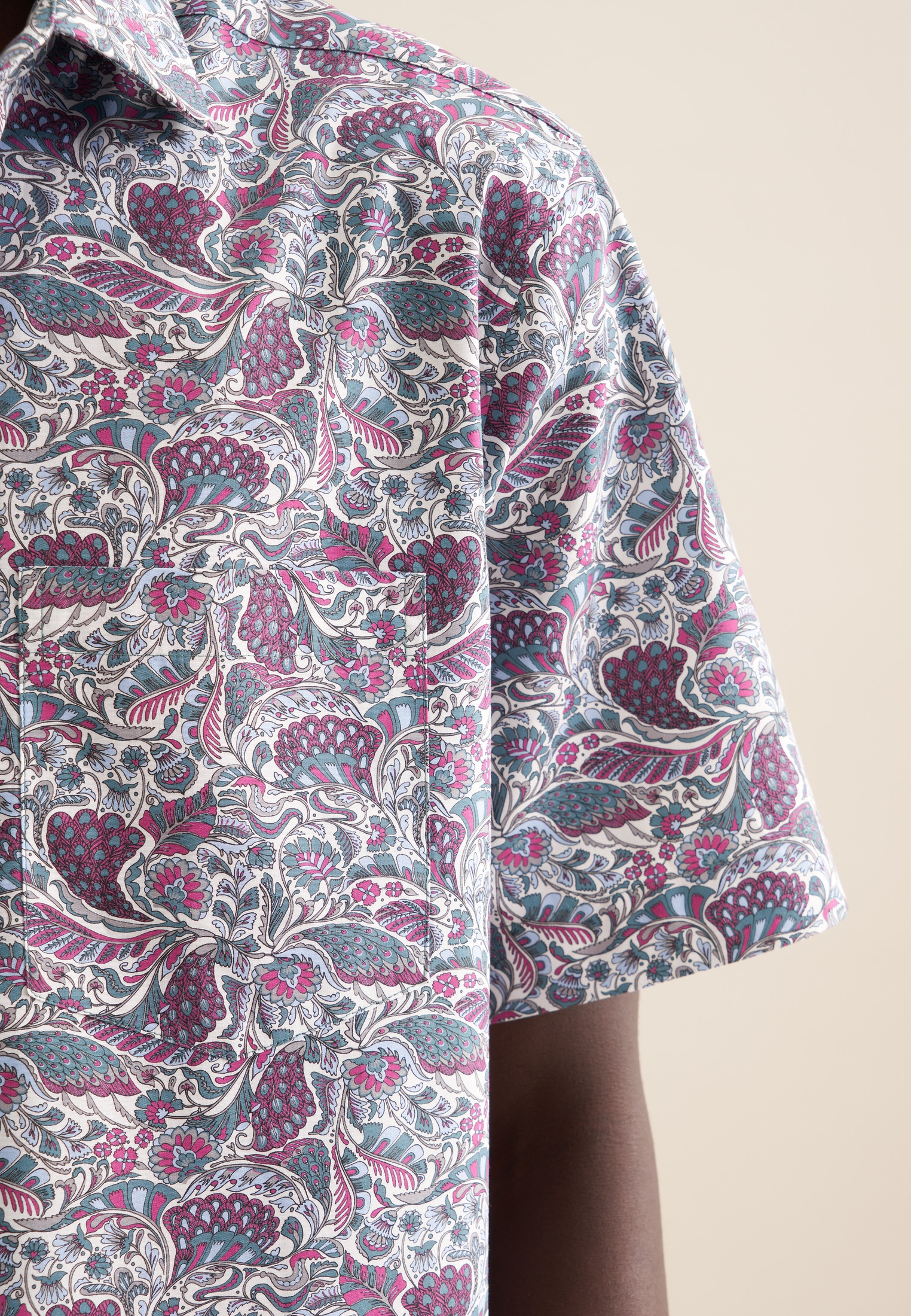 seidensticker Businesshemd »Regular« Regular 1/2 Kentkragen Druck