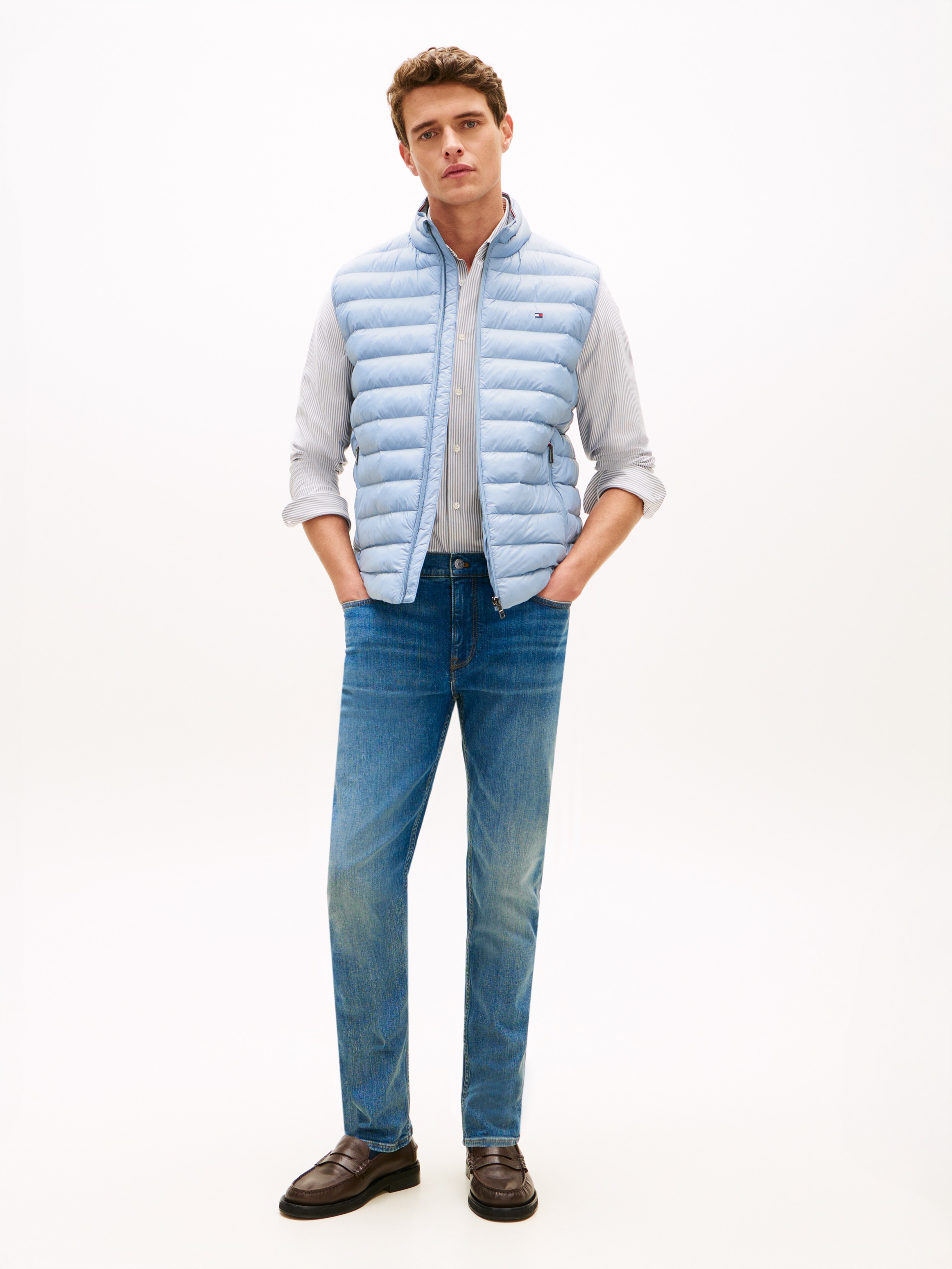 Tommy Hilfiger Steppweste »PACKABLE RECYCLED VEST« mit Logostickerei