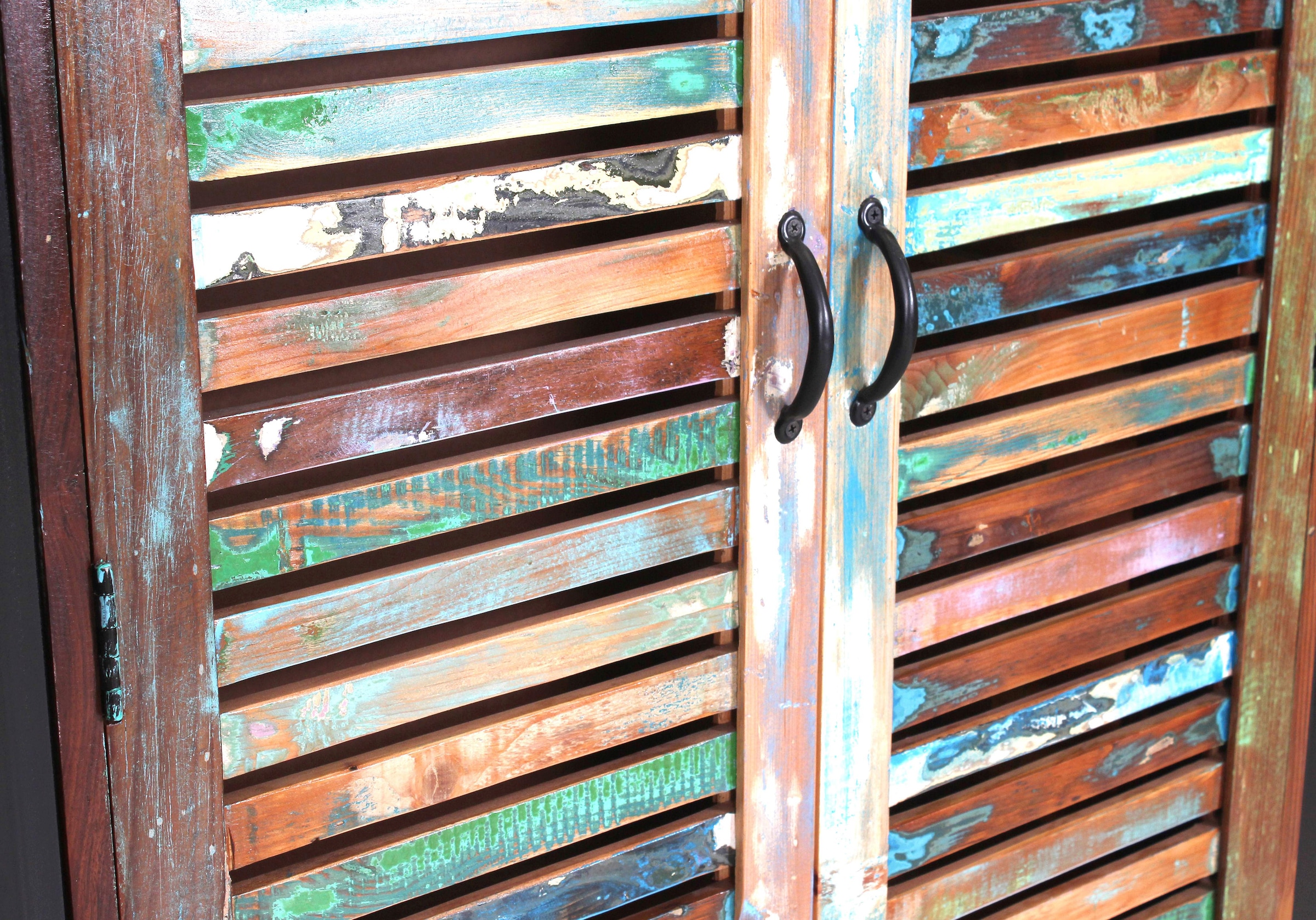 SIT Garderoben-Set »Fiume«, (4 St.), recyceltes Altholz in Lamellen Optik