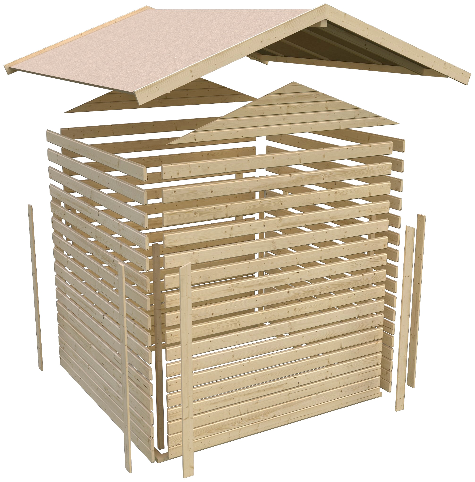 Karibu Gartenhaus »Carlberg 5«
