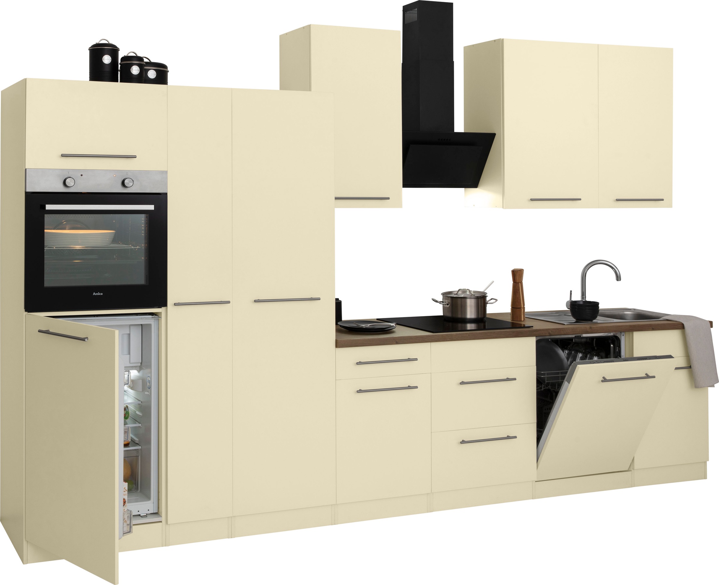 wiho Küchen bestellen cm Breite »Unna«, 360 bequem Küchenzeile E-Geräten, mit