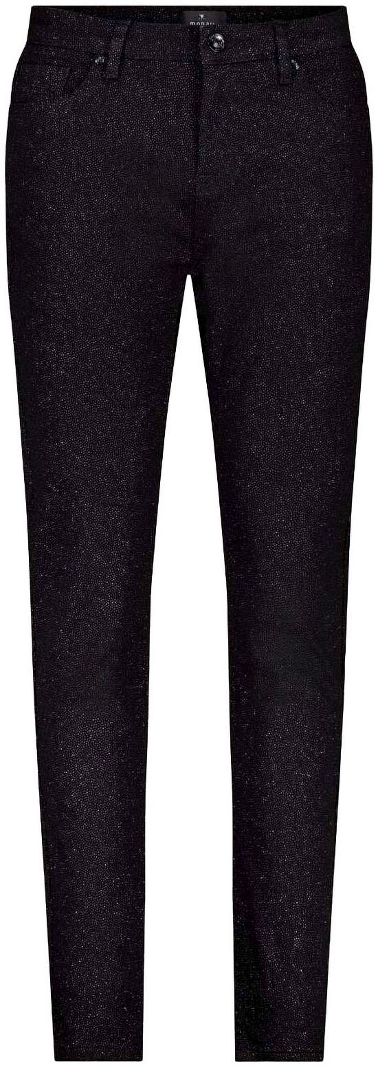Monari Röhrenhose, mit Glitzerdruck