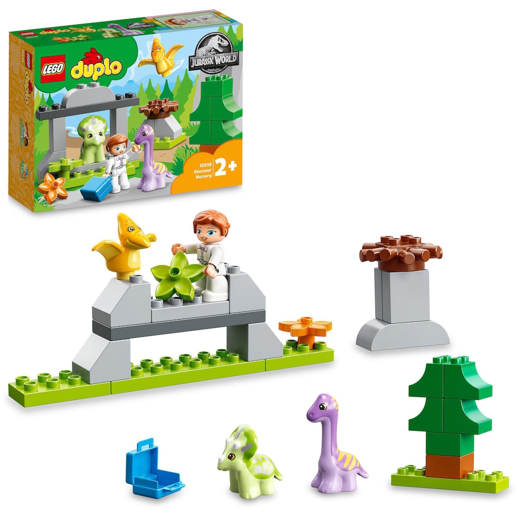 LEGO® Konstruktionsspielsteine »Dinosaurier Kindergarten (10938), LEGO® DUPLO Jurassic World«, (27 St.)