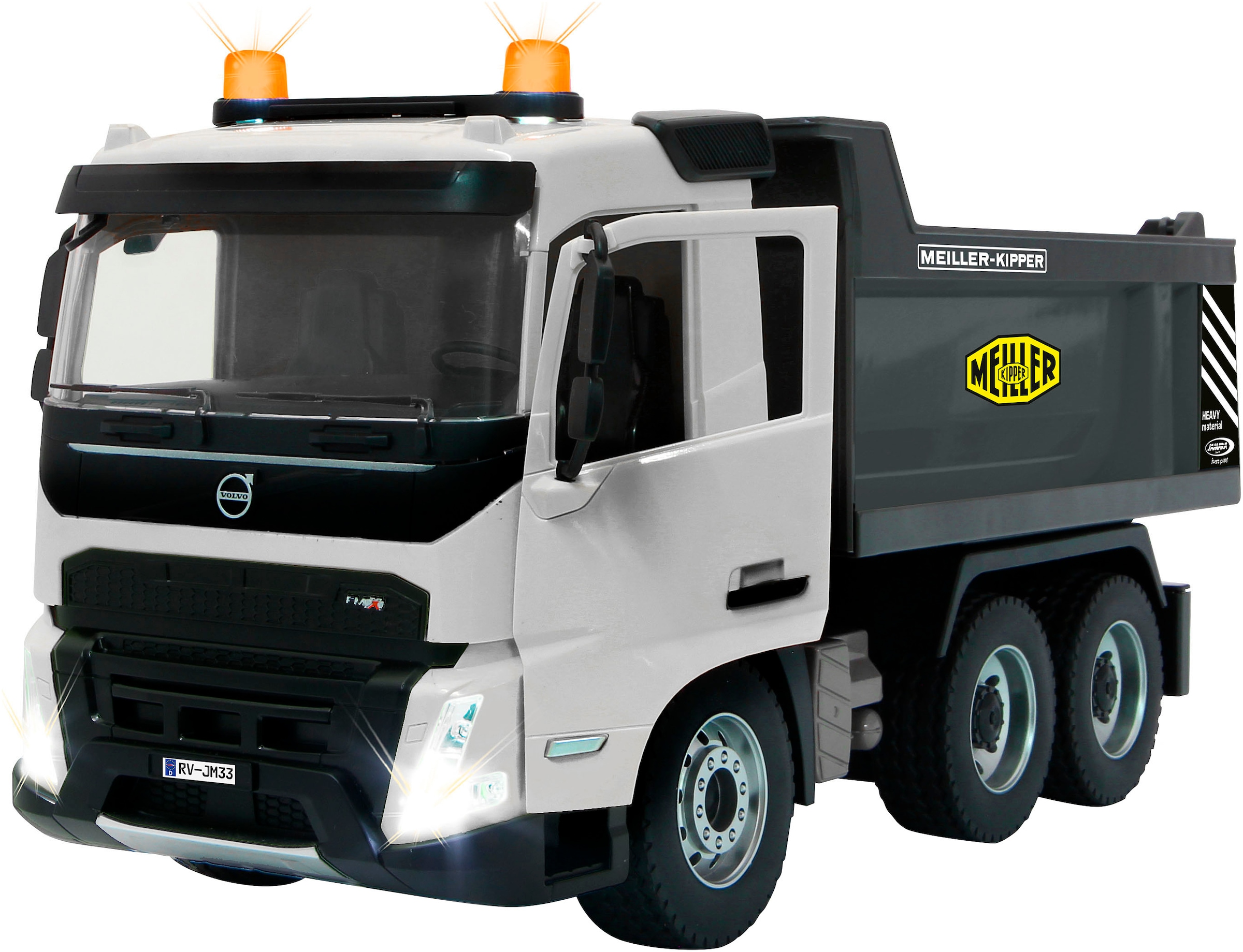 Jamara RC-Auto »Muldenkipper Volvo FMX Meiller 2,4GHz«, mit LED Beleuchtung