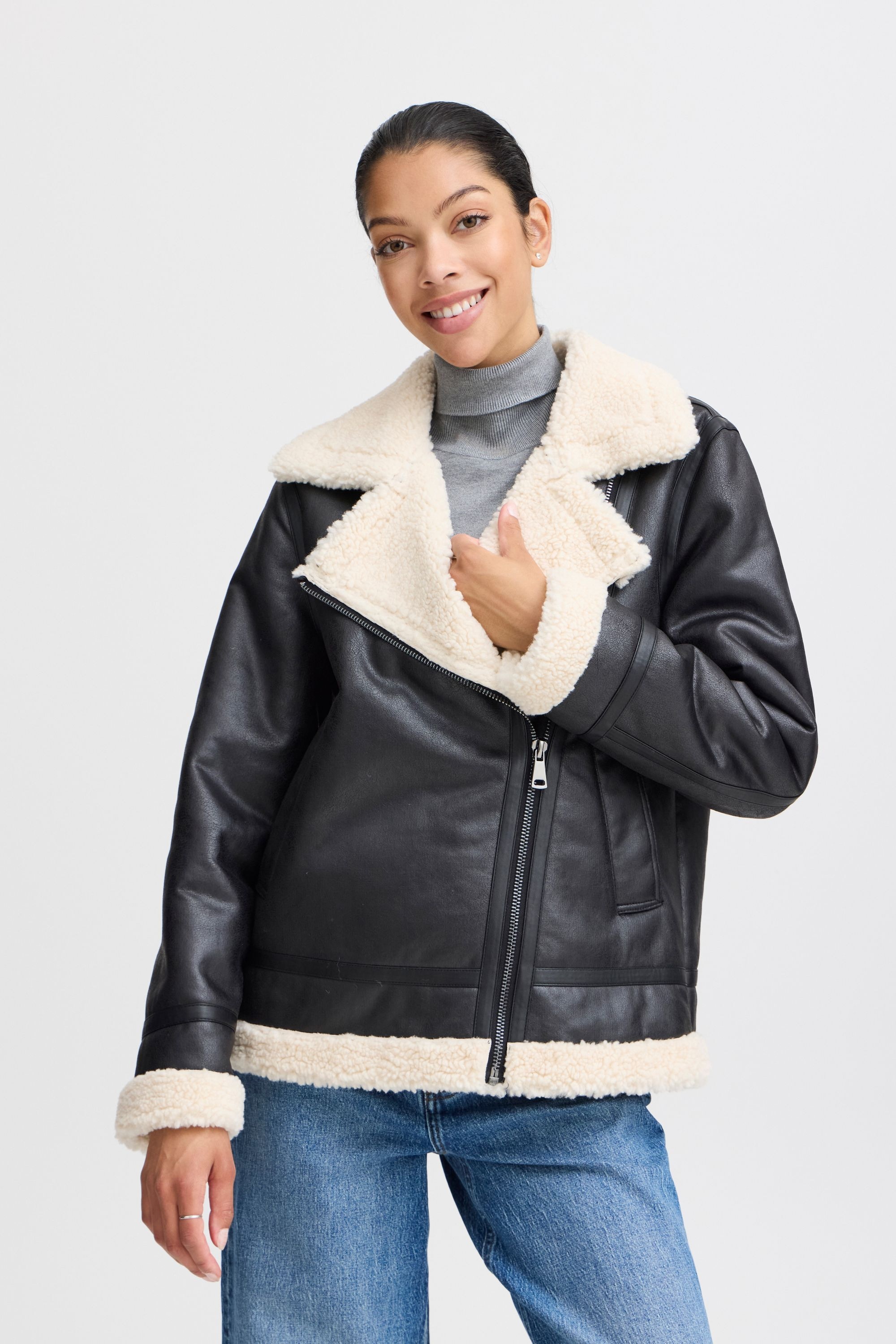 b.young Winterjacke »Winterjacke BYASANNE BIKER JACKET -«