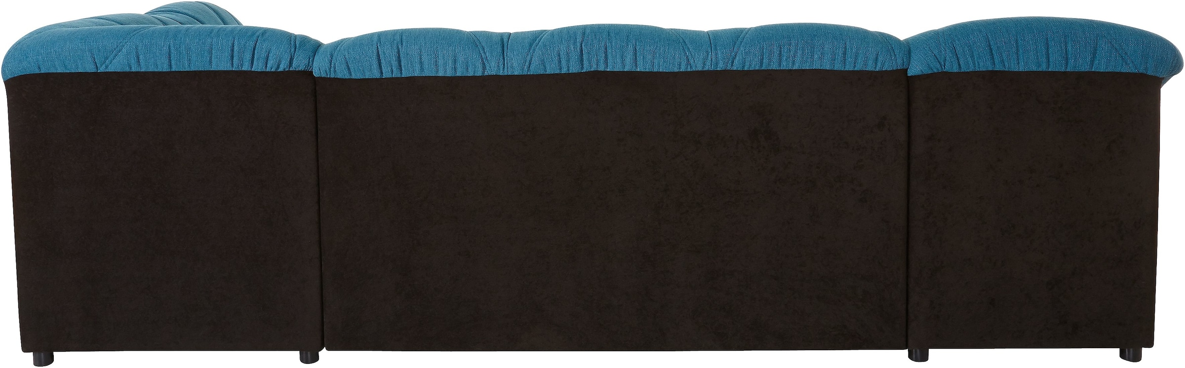 DOMO collection Wohnlandschaft »Flores auch in Leder-Bezug, B/T/H: 293/180/86 cm, U-Form«, (3 St.), wahlweise mit Bettfunktion, wahlweise mit Federkern