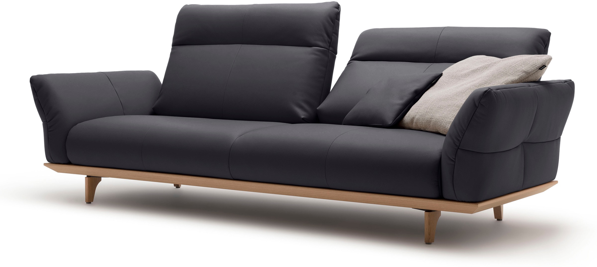 Creation BY ROLF BENZ 3,5-Sitzer »CR.460«, Sockel in Eiche, Füße Eiche natur, Breite 228 cm