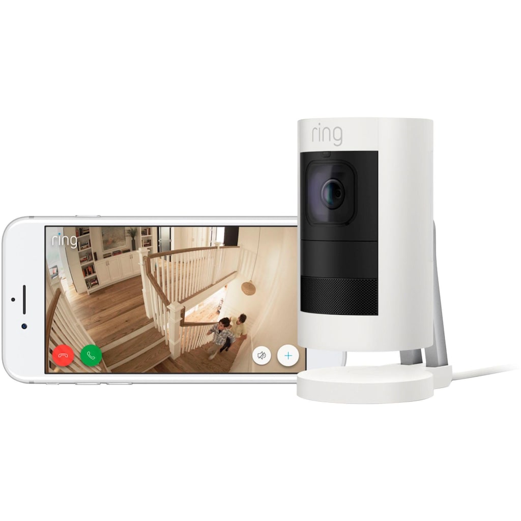 Ring Smart Home Kamera »Stick Up Cam Elite«, Außenbereich-Innenbereich