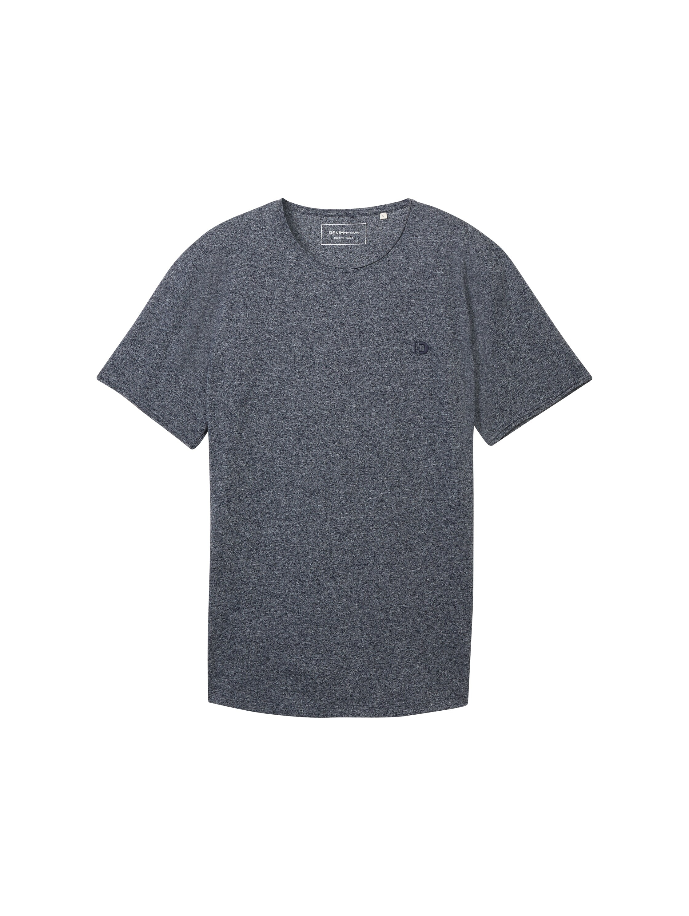 TOM TAILOR Denim T-Shirt, in Melange-Optik