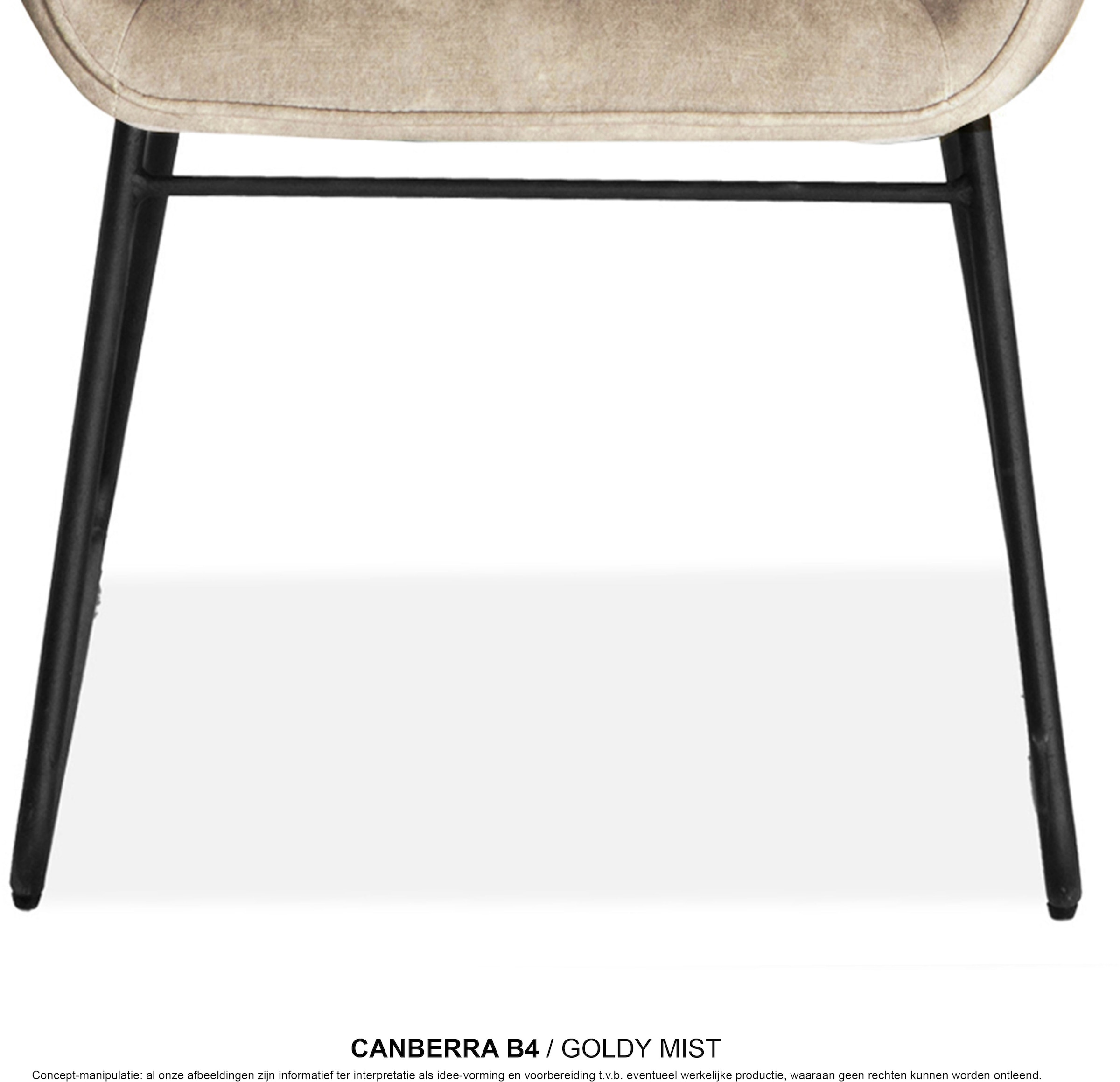 OMG Design Esszimmerstuhl »Canberra« (Set) 1 Stk.Esszimmerstuhl, pflegeleichter Samtvelour Bezug