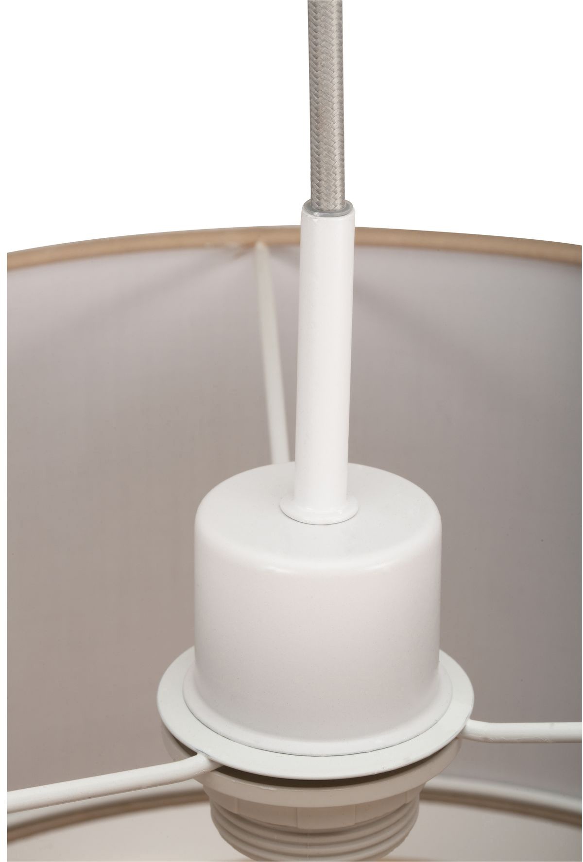 Pauleen Pendelleuchte »Soft Shine«, 3 flammig, Leuchtmittel E27 | ohne Leuchtmittel, E27, Stoffschirm Beige