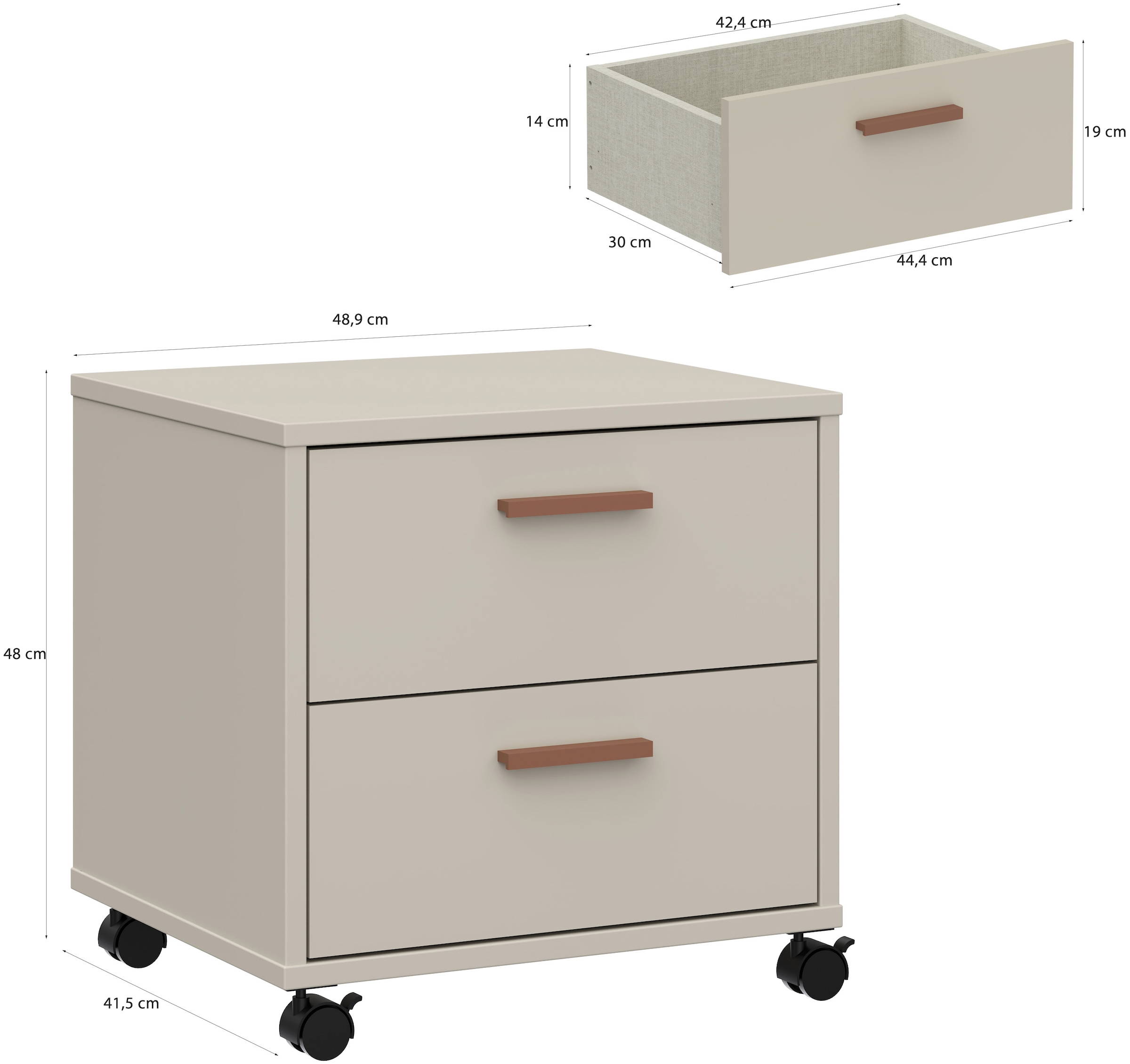 FORTE Nachtkommode »Milles Jugendzimmer«