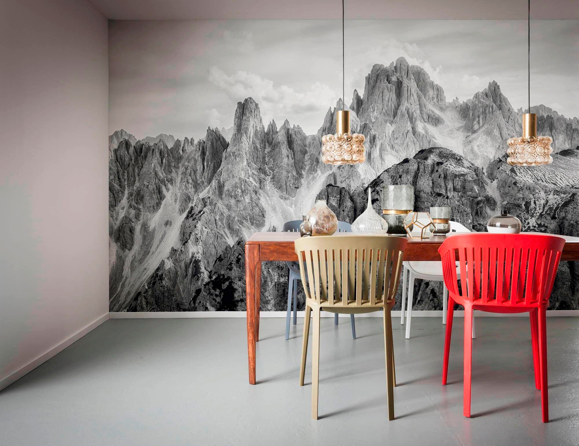 Komar Vliestapete »Digitaldruck Vlies - Peaks - Größe 400 x 250 cm«, bedruckt, Wohnzimmer, Schlafzimmer