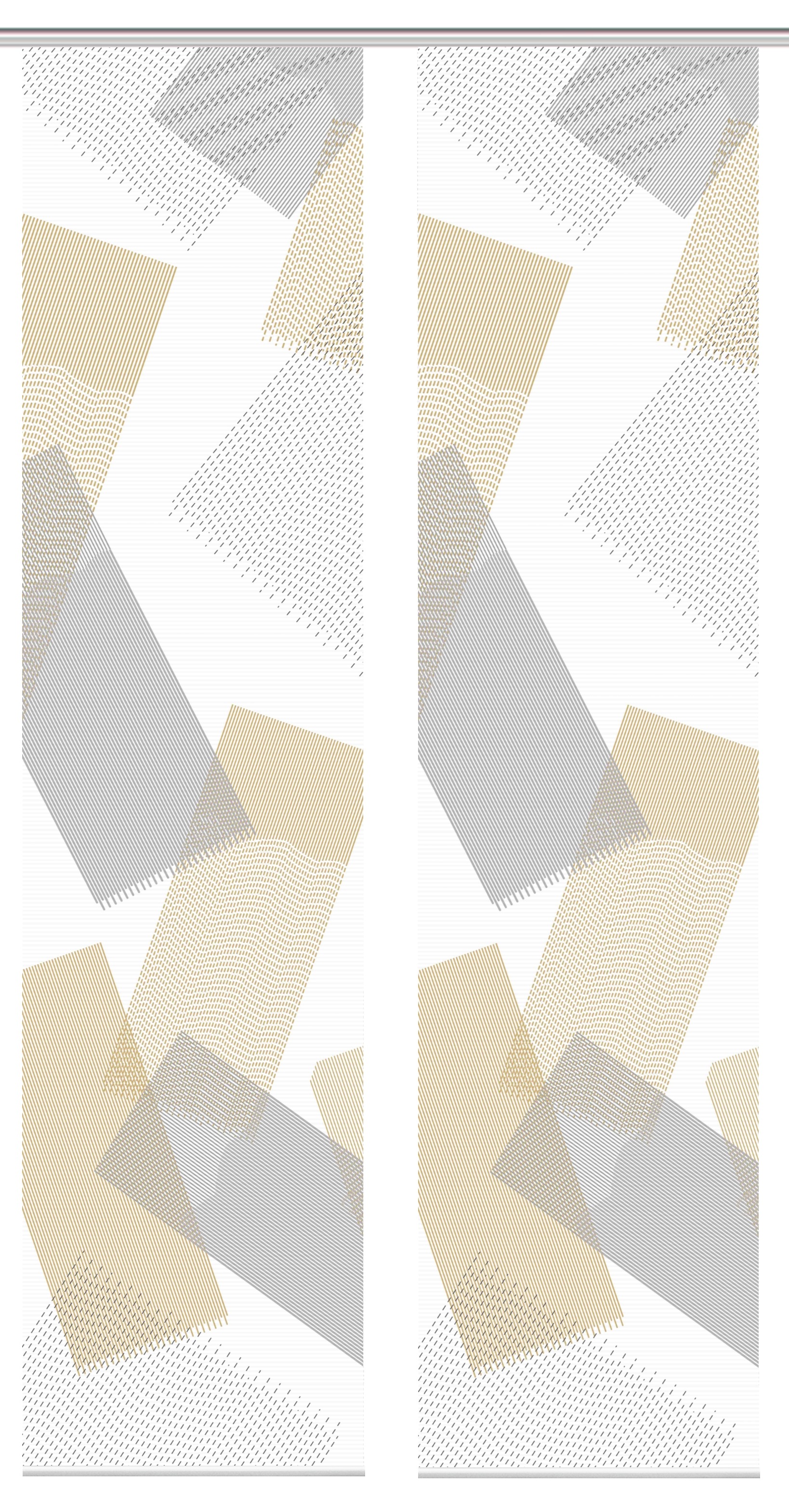 Vision Schiebegardine »NAYAH« Paneelwagen 2 Stk. tlg. SET,SCHIEBEVORHANG,BAMBUS,DIGITALDRUCK