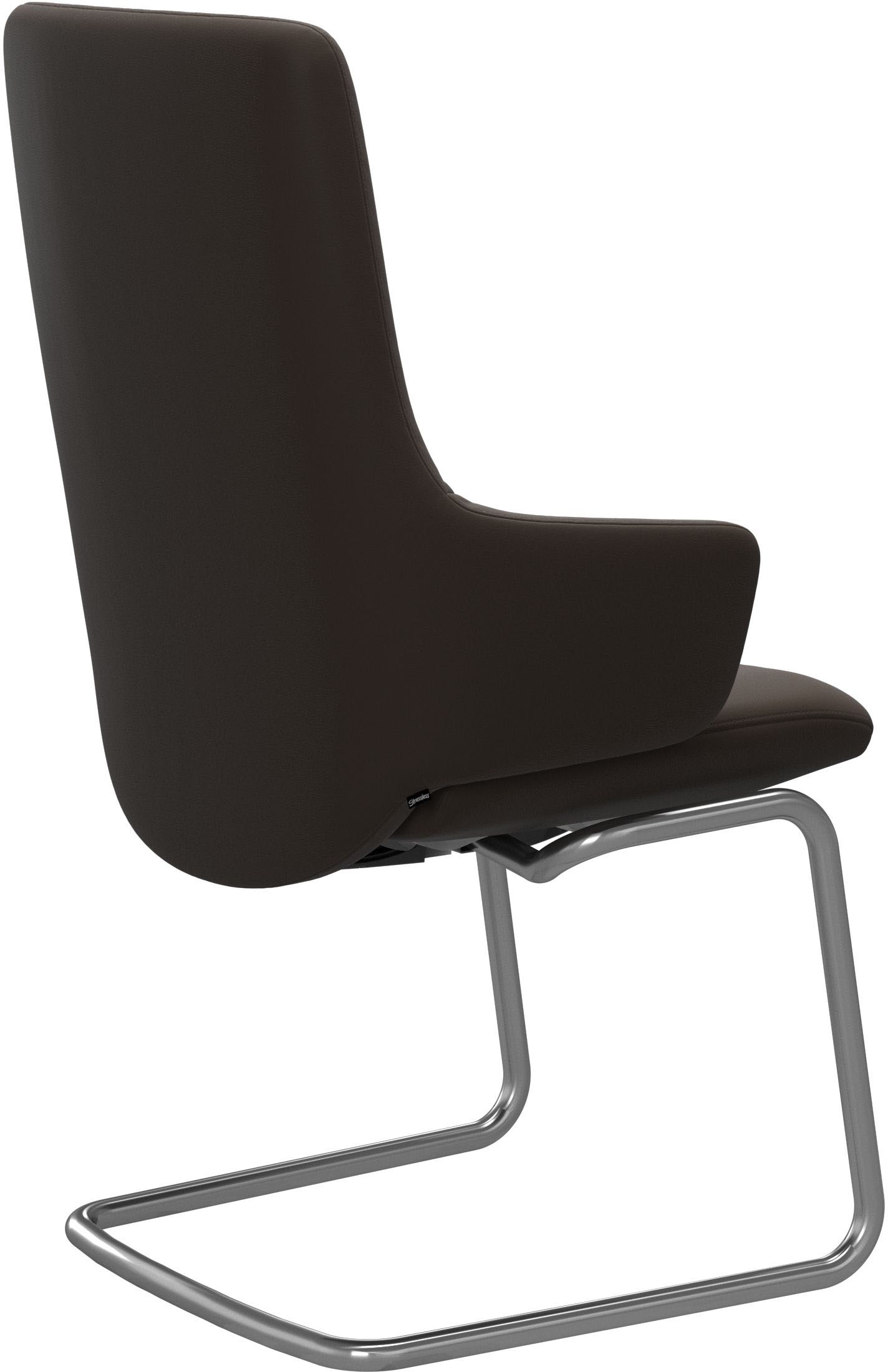 Stressless® Polsterstuhl »Laurel«, Leder BATICK, High Back mit Armlehne, Größe L, mit Beinen aus Stahl in Chrom matt